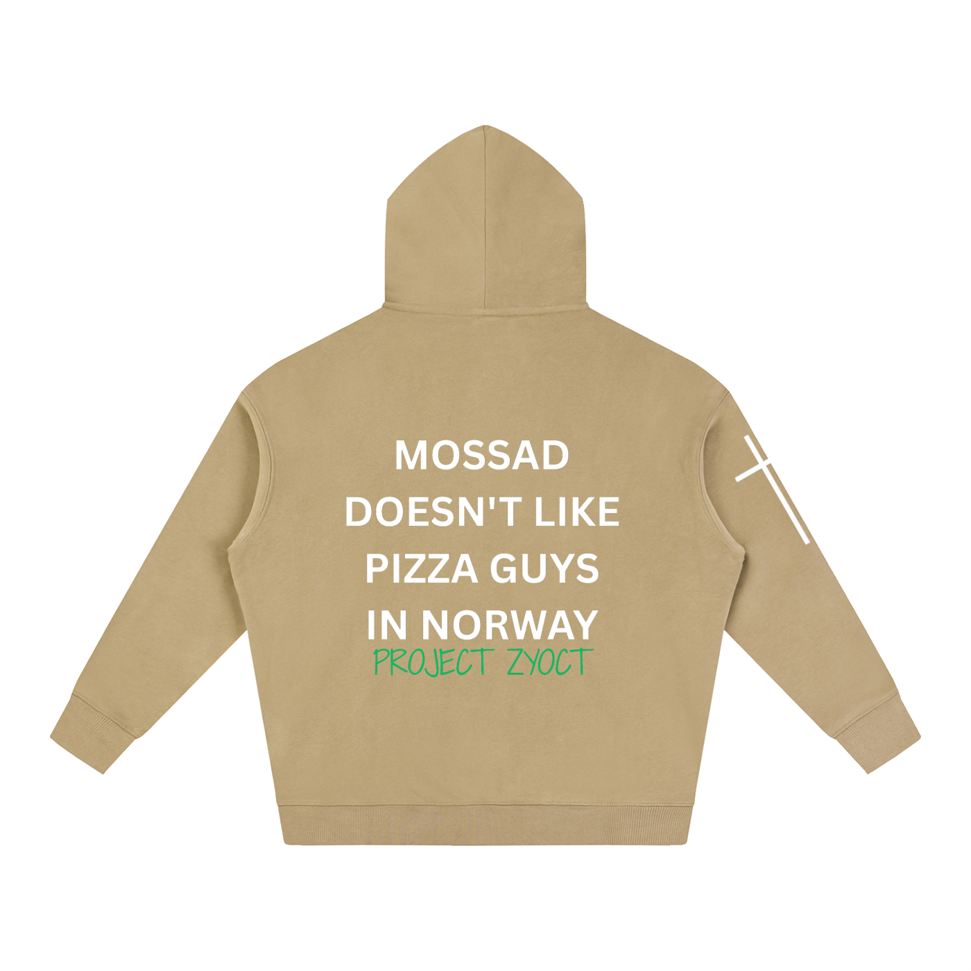 "Mossad doesn't like pizza guys in Norway" Oversize Hoodie