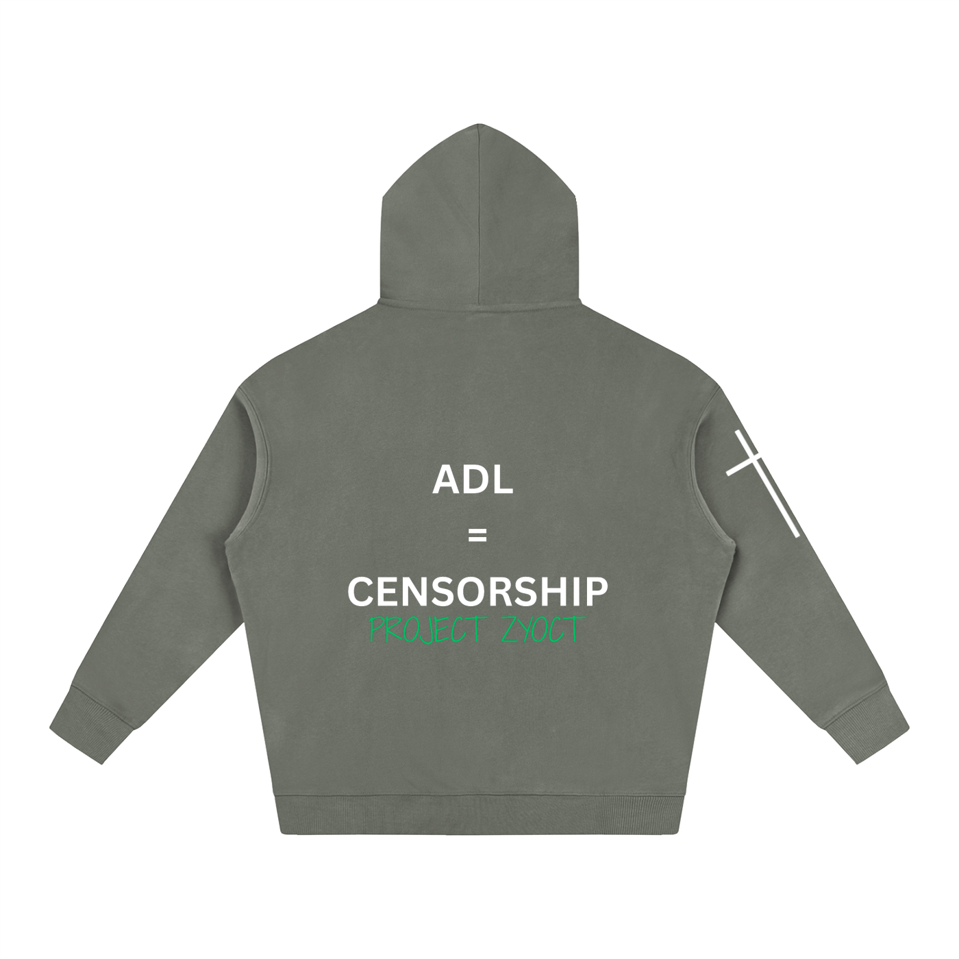 "ADL = Censorship" Oversize Hoodie