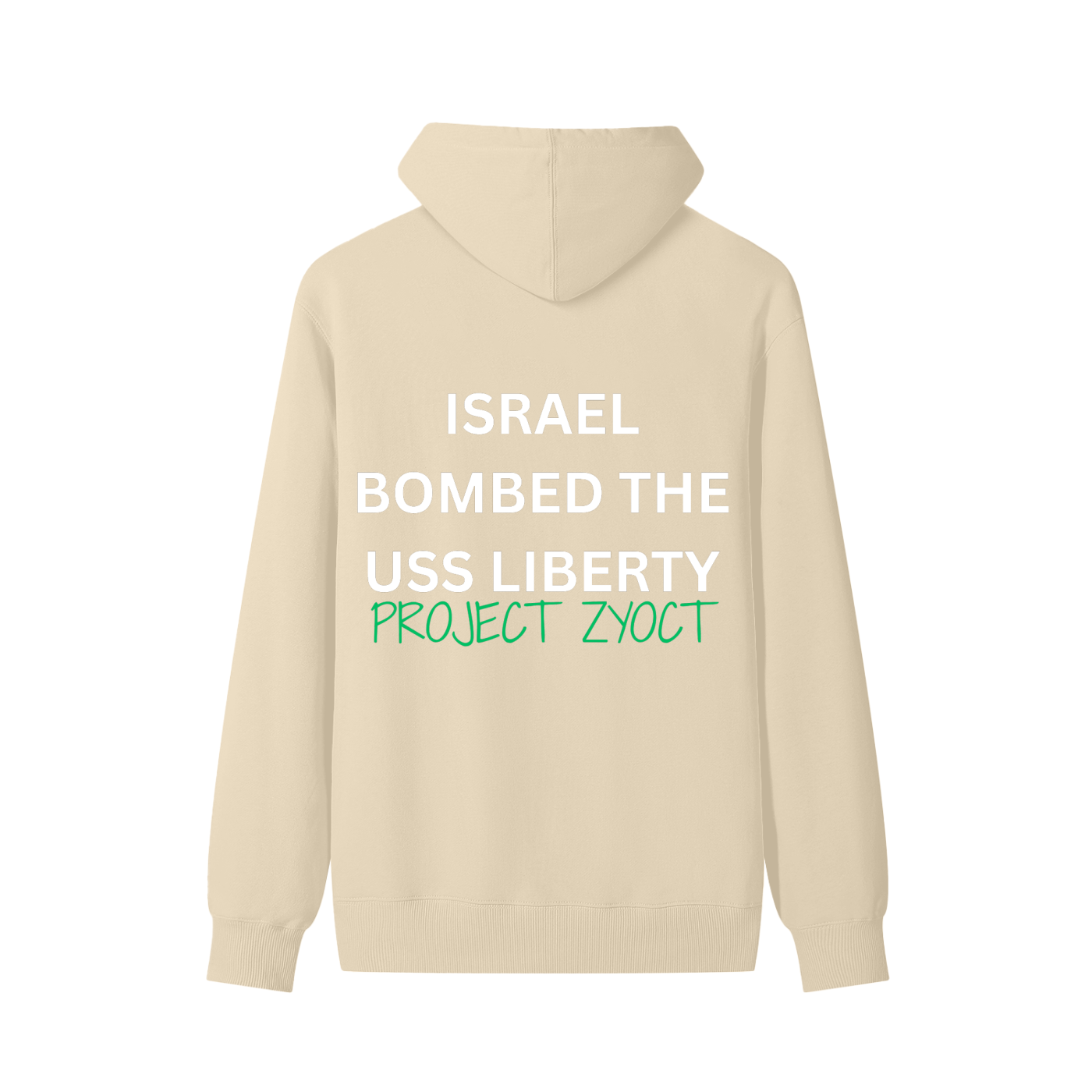 "Israel Bombed the USS Liberty" Classic Cotton Hoodie