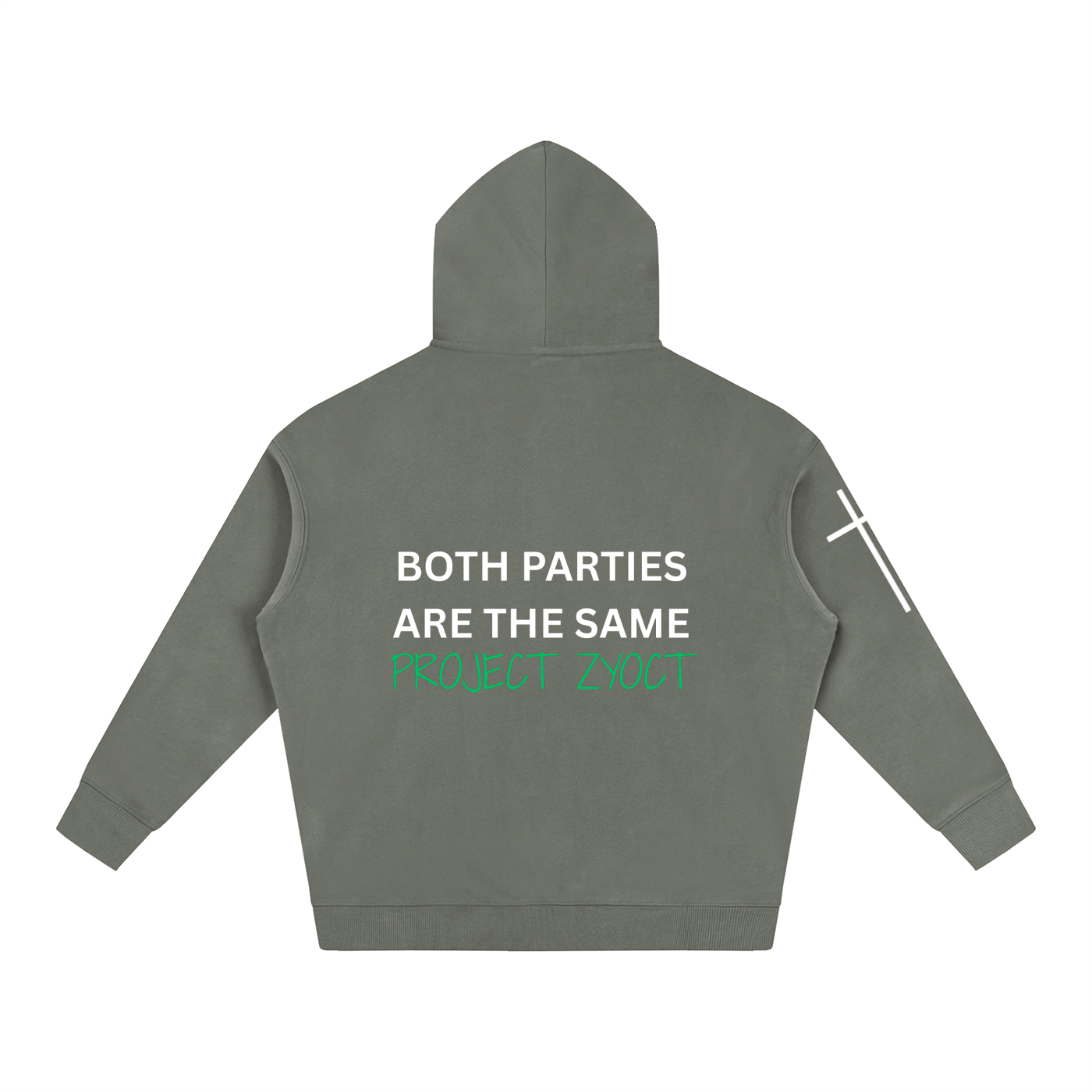 "Both Parties Are the Same" Oversize Hoodie