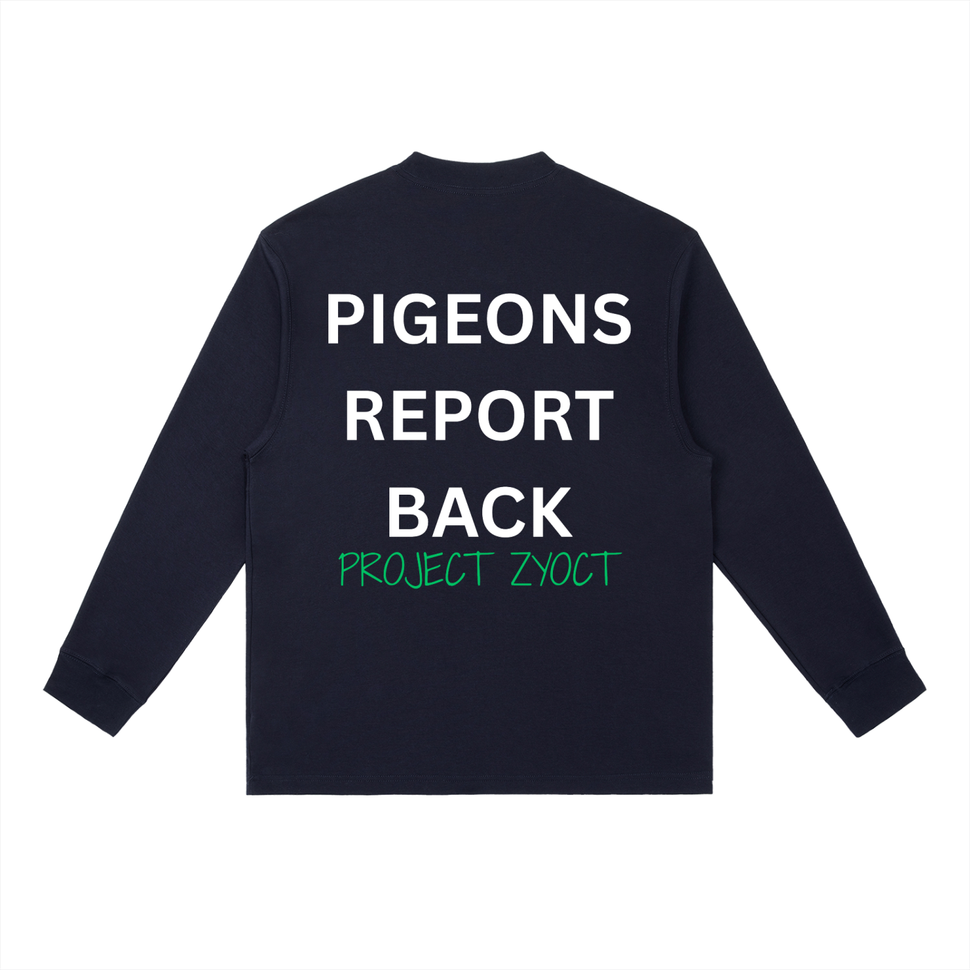 "Pigeons Report Back" Long Sleeve