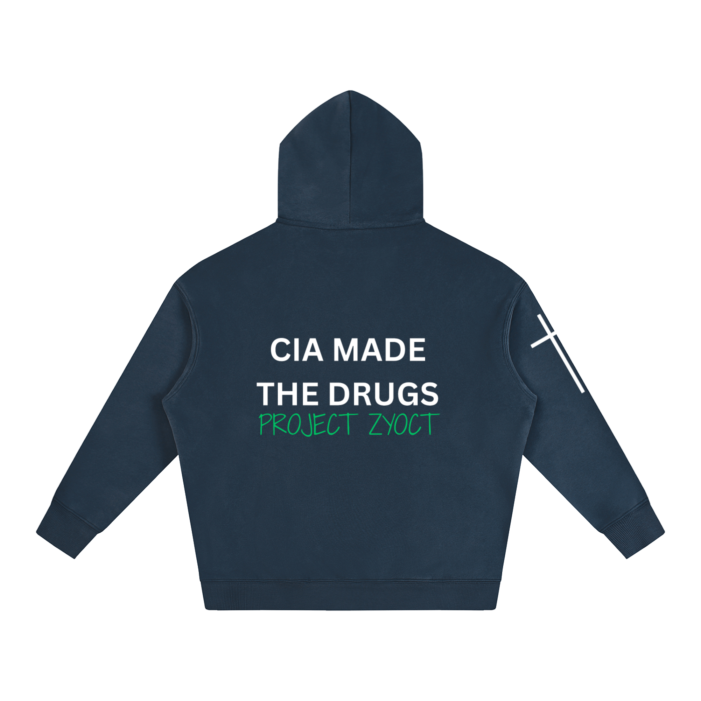 "CIA Made the Drugs" Oversize Hoodie