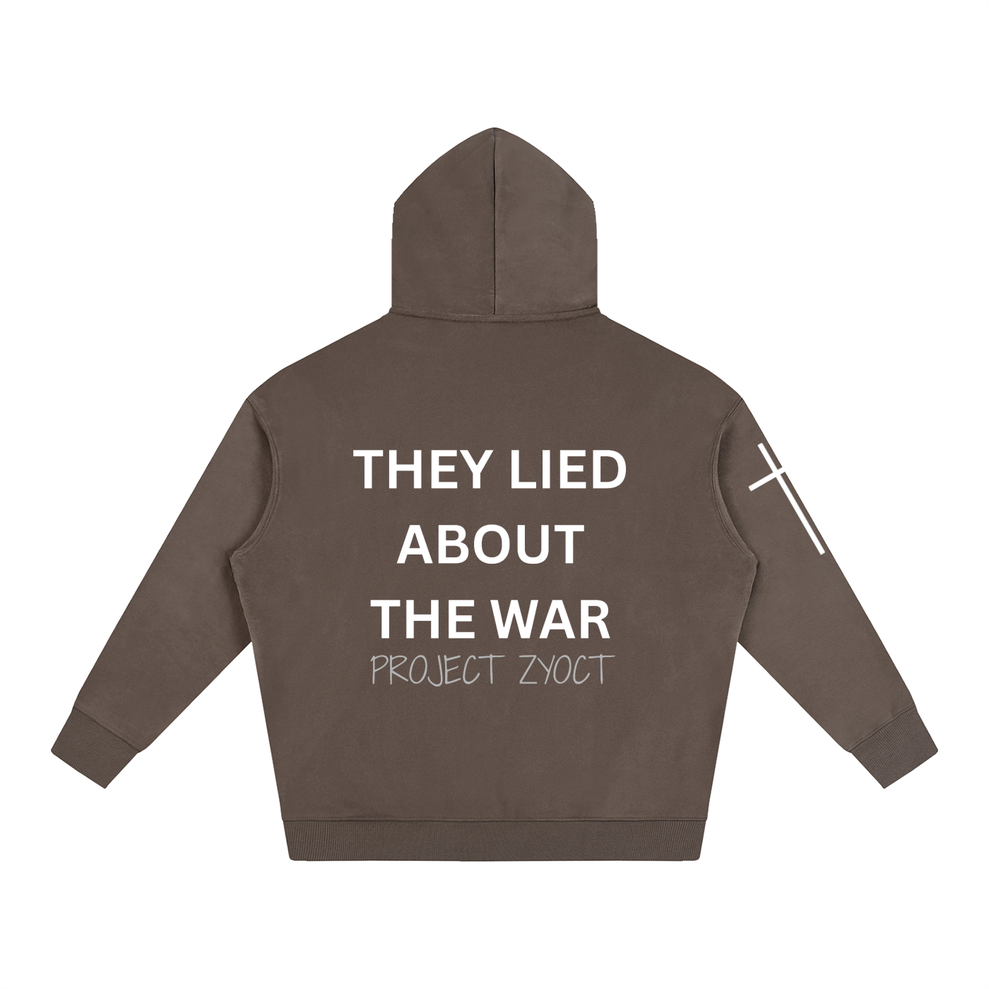 "They Lied About the War" Oversize Hoodie