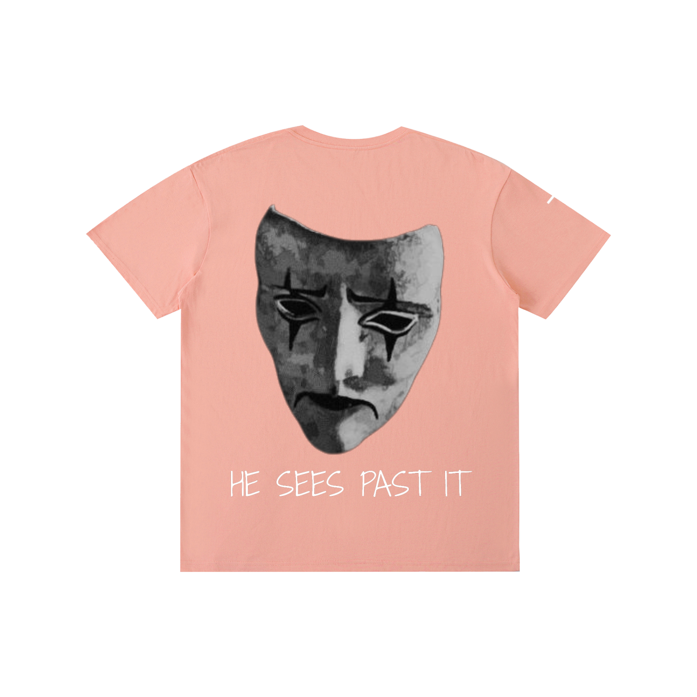 "He Sees Past It" Cotton T-Shirt
