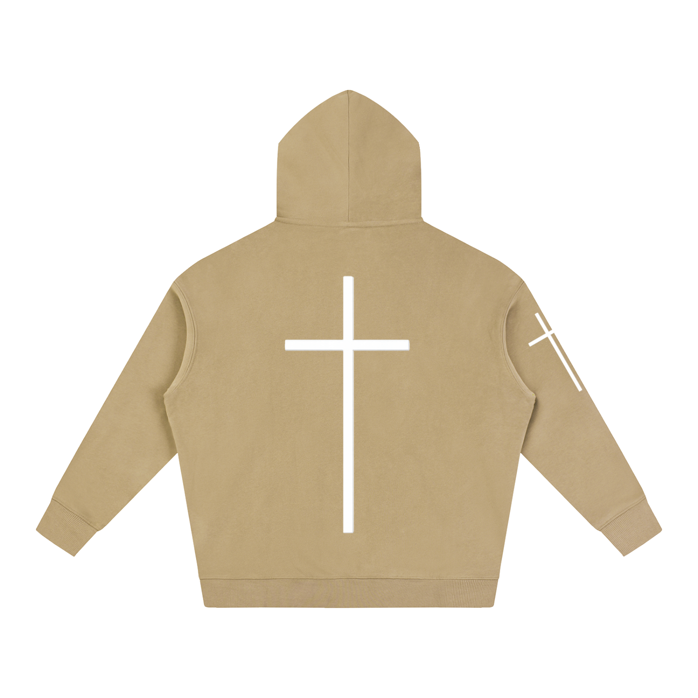Simple Cross Oversize Hoodie