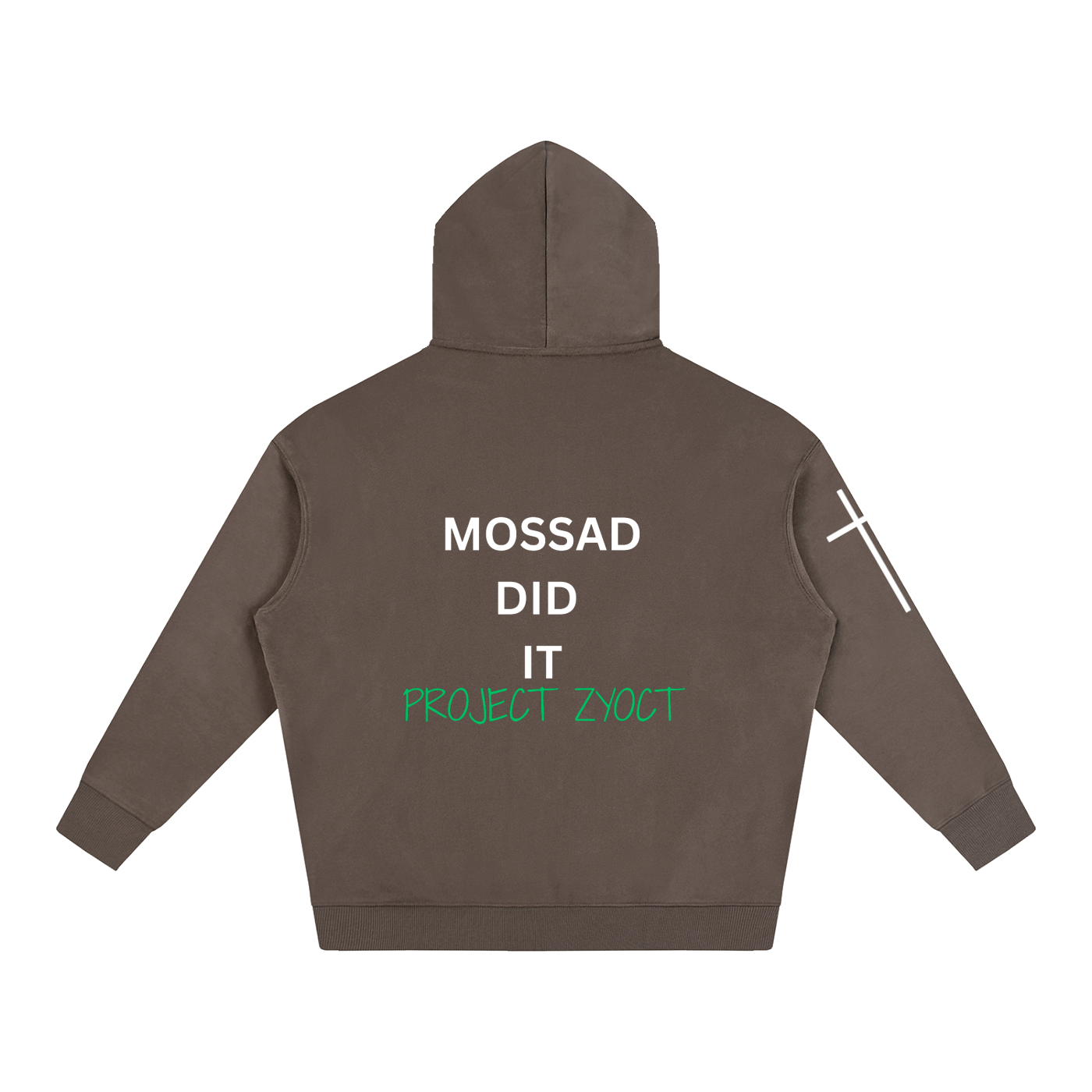 "Mossad Did It" Oversize Hoodie
