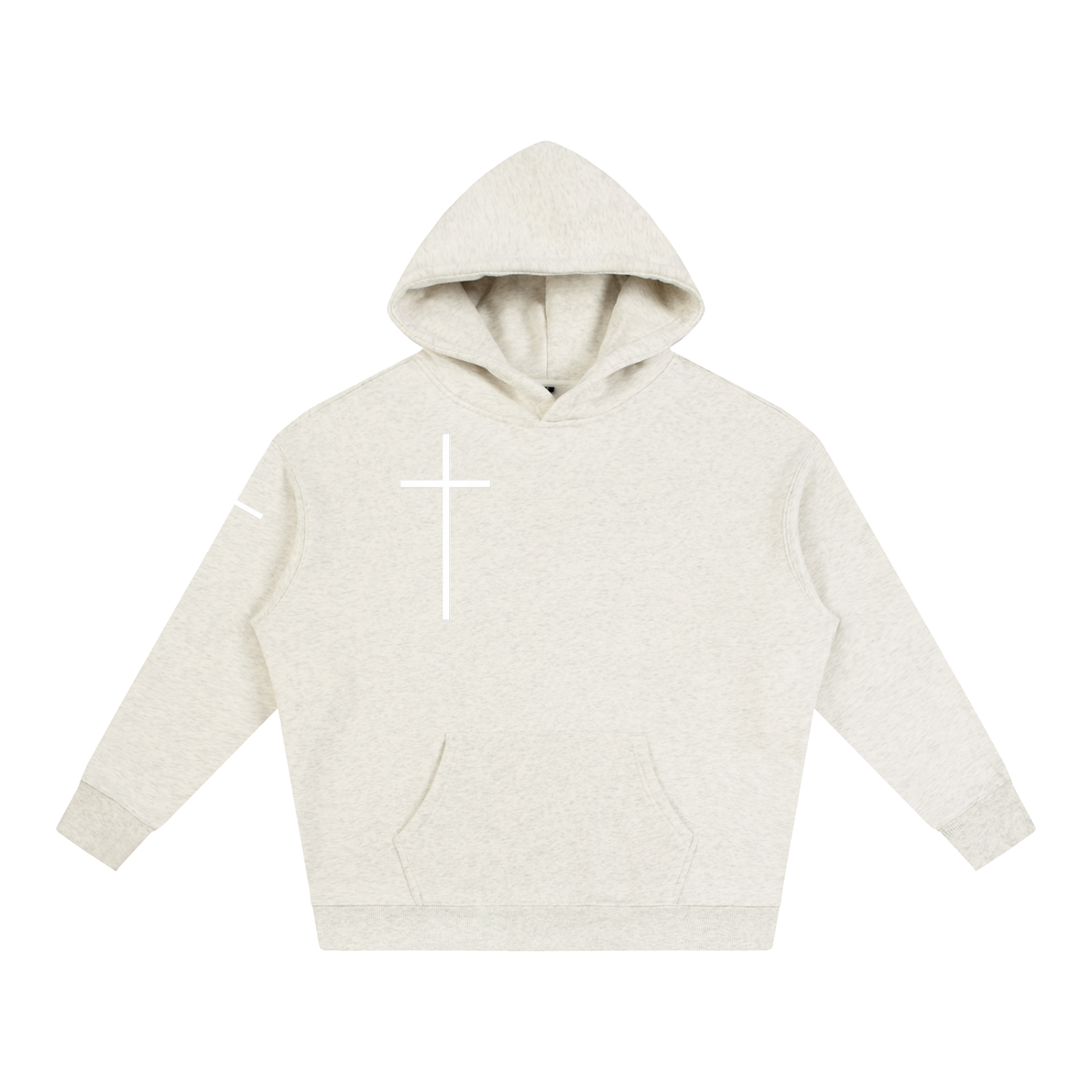 Simple Cross Oversize Hoodie