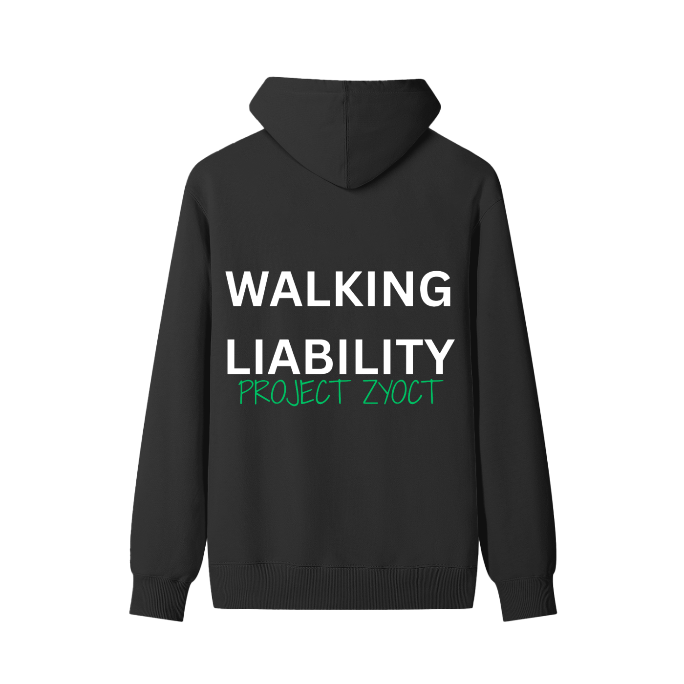 "Walking Liability" Classic Cotton Hoodie