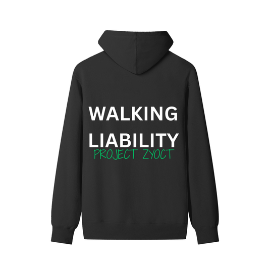 "Walking Liability" Classic Cotton Hoodie