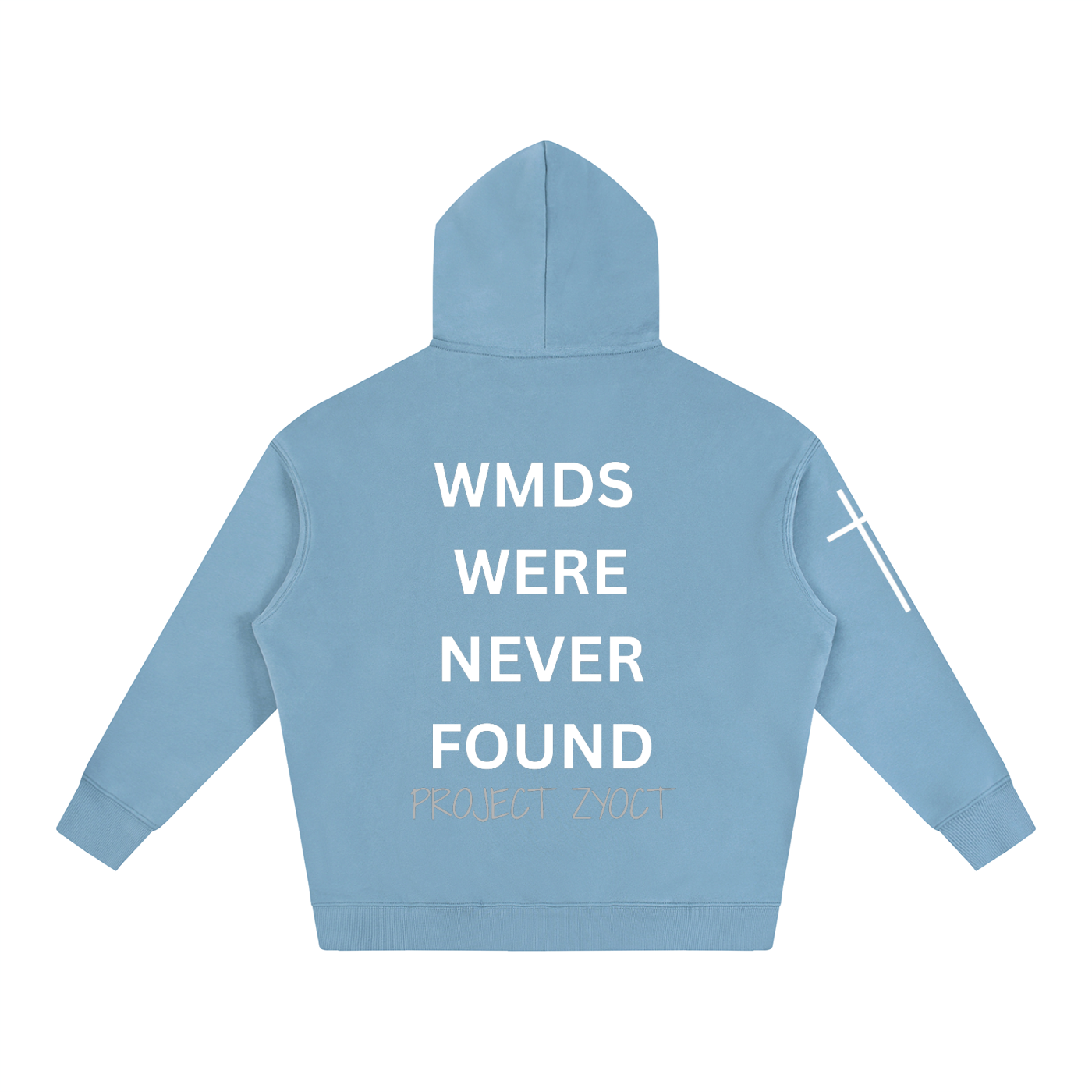 "WMDs Were Never Found" Oversize Hoodie