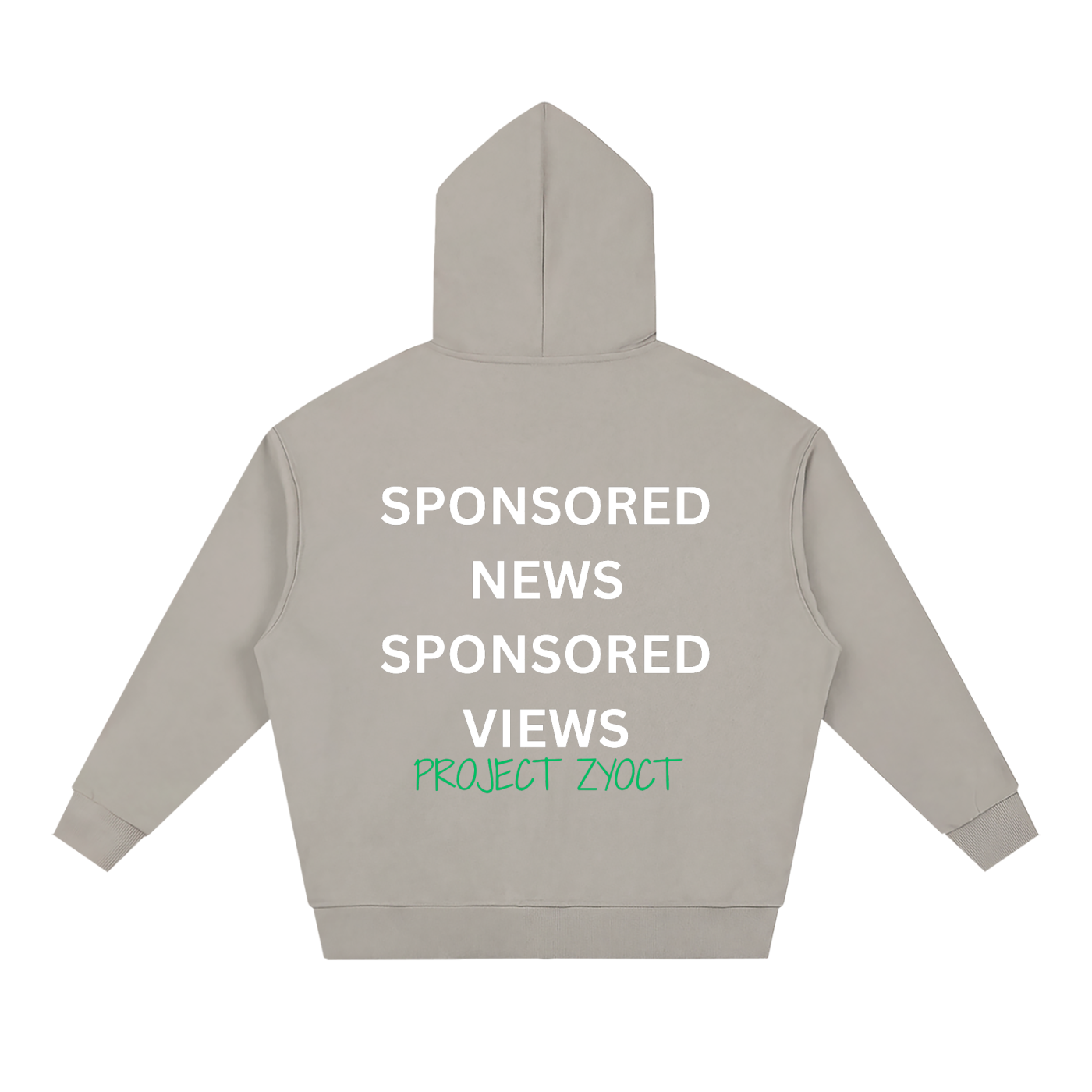 "Sponsored News Sponsored Views" Full Zip Hoodie