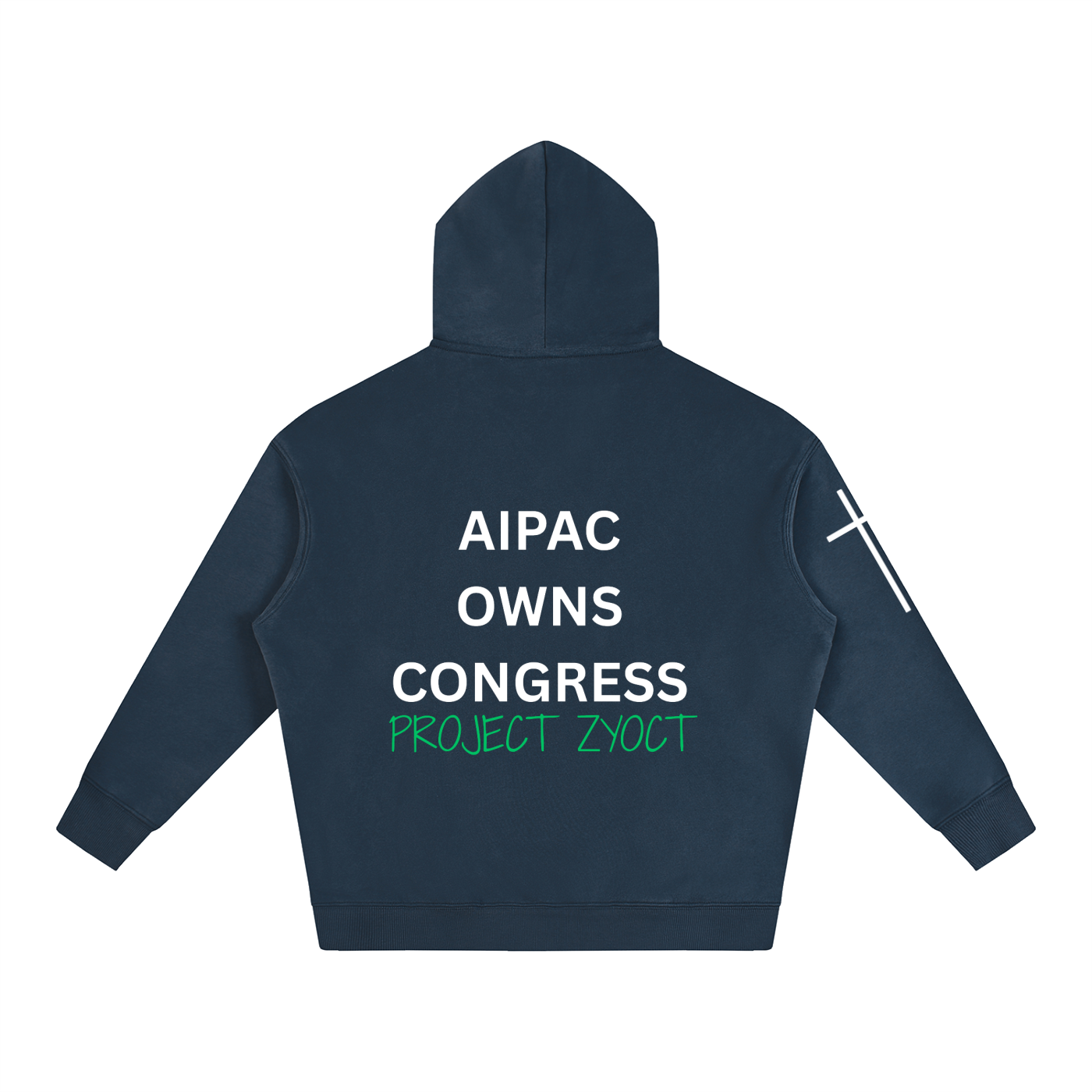 "AIPAC Owns Congress" Oversize Hoodie