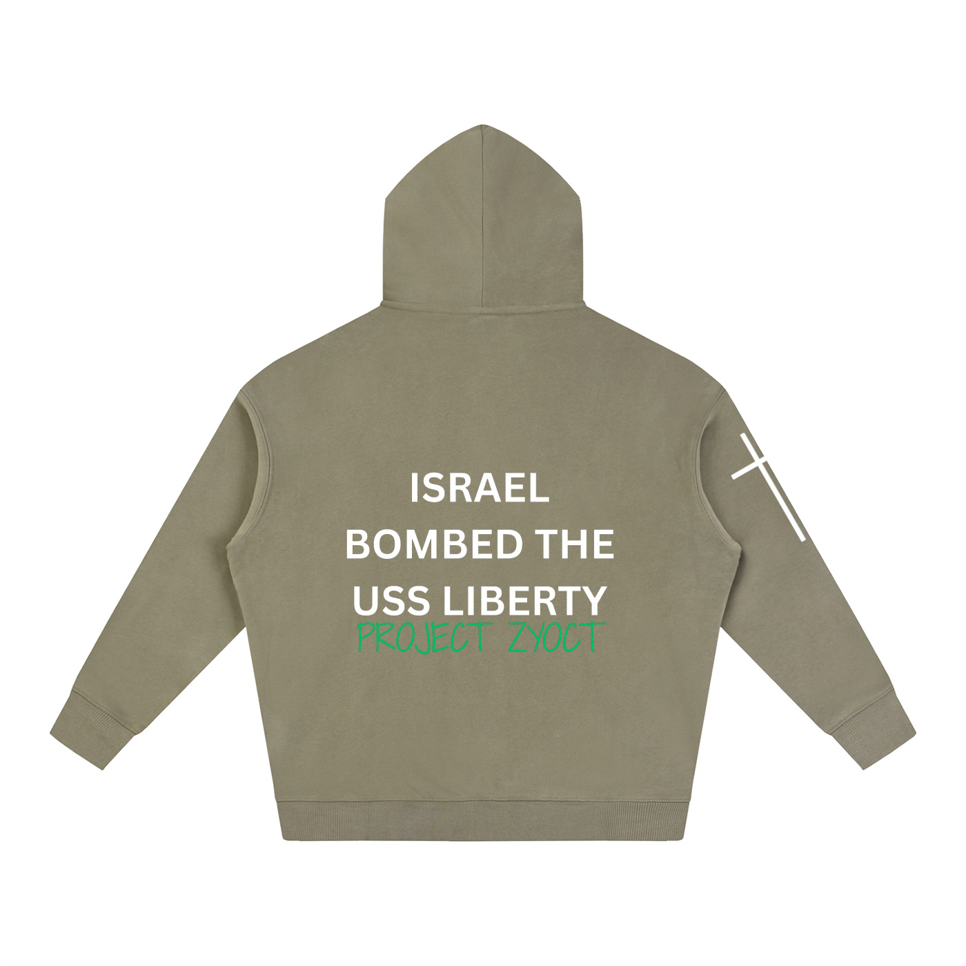 "Israel Bombed the USS Liberty" Oversize Hoodie