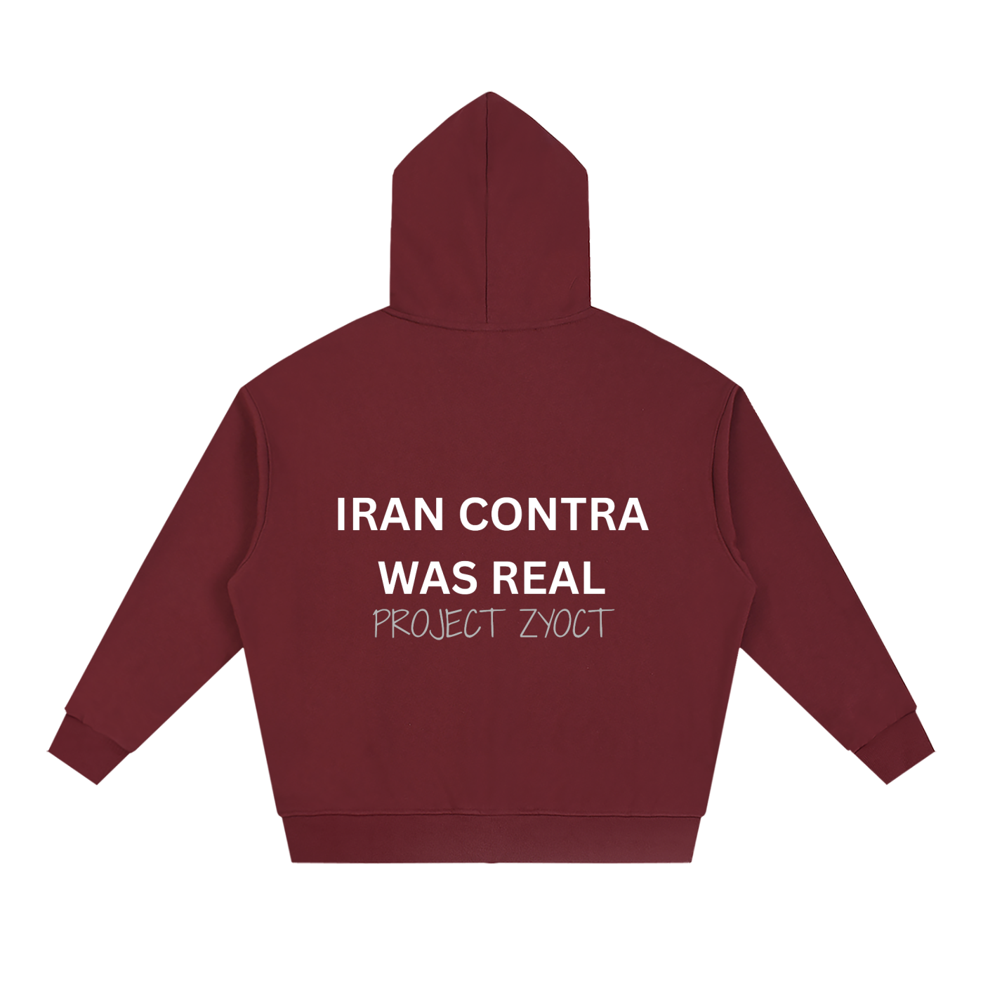 "Iran Contra Was Real" Full Zip Hoodie