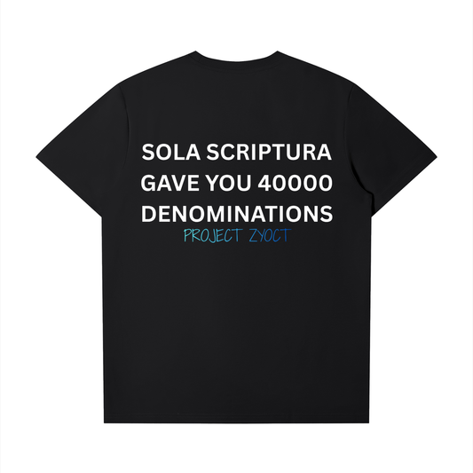 "Sola Scriptura" T-Shirt
