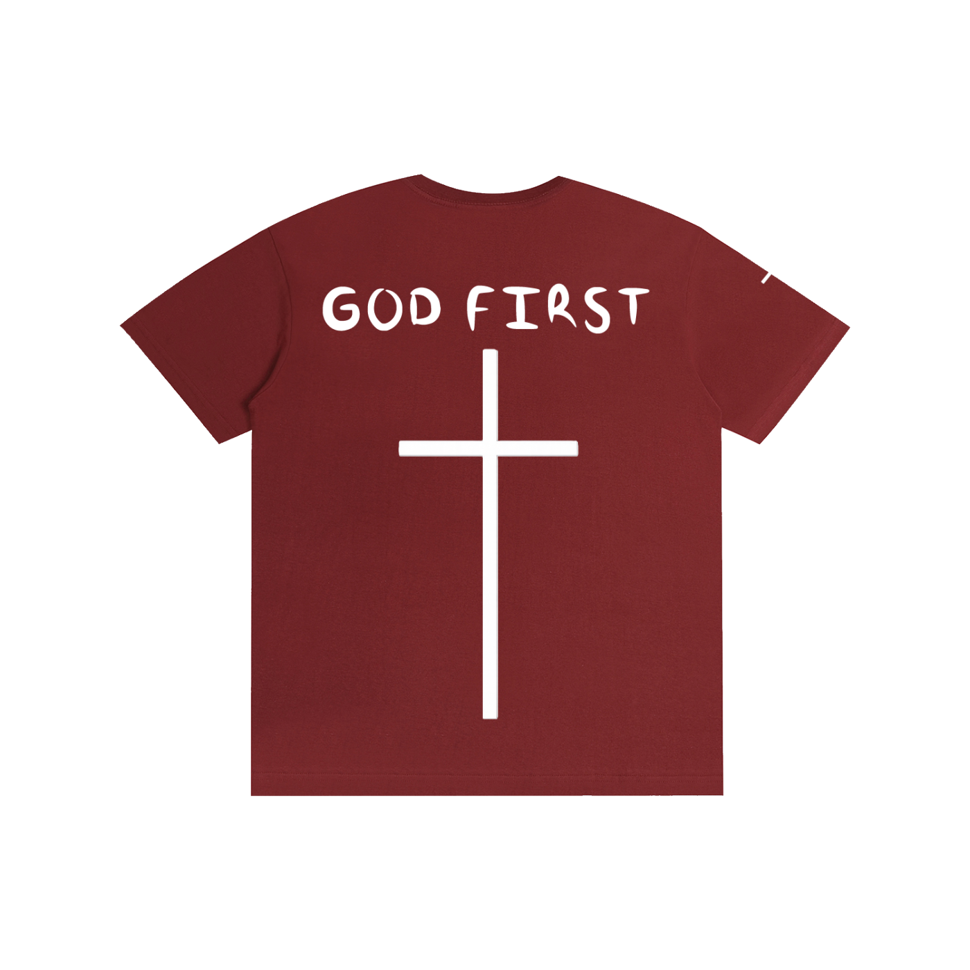 "GOD FIRST" Cotton T-Shirt