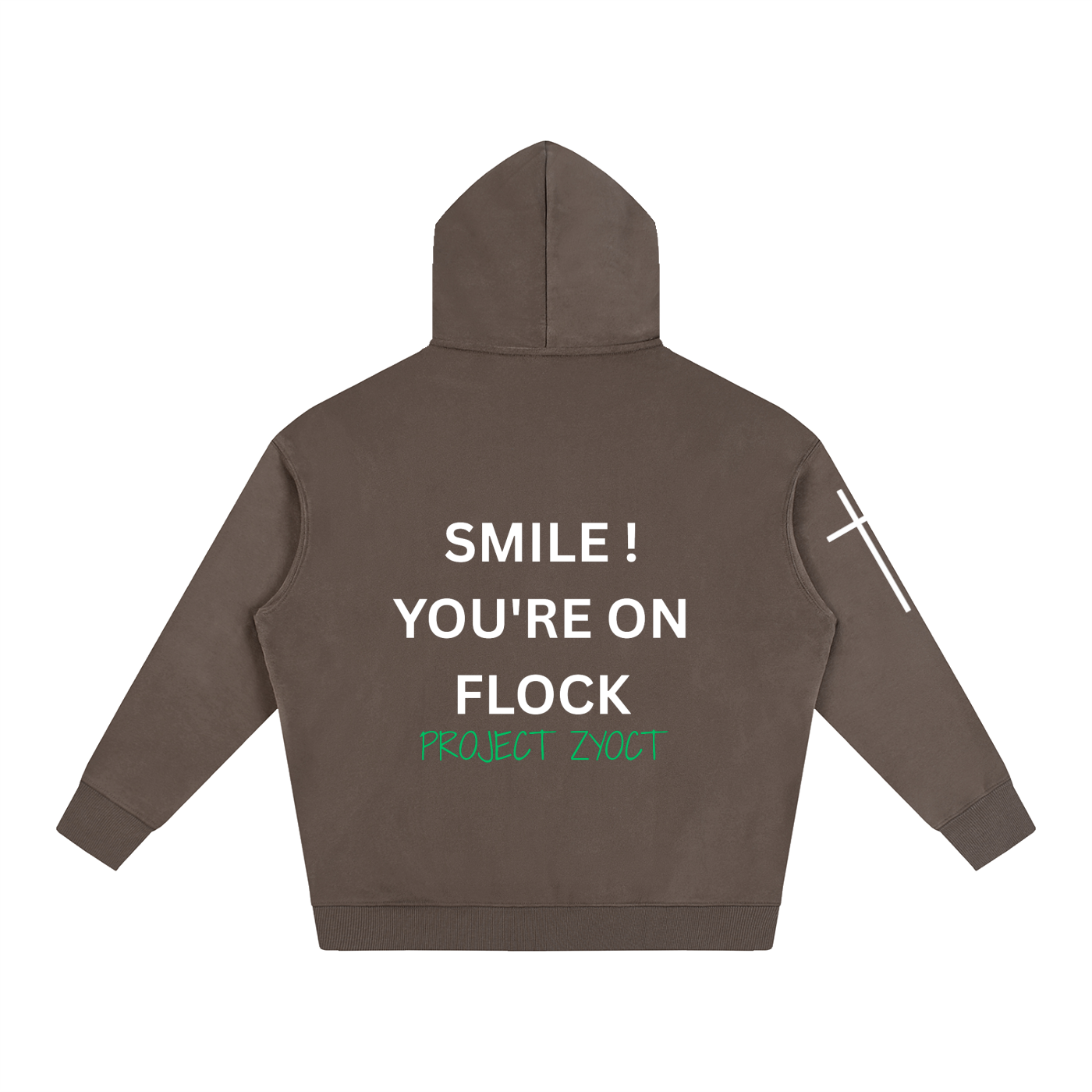"Smile You're On Flock" Oversize Hoodie