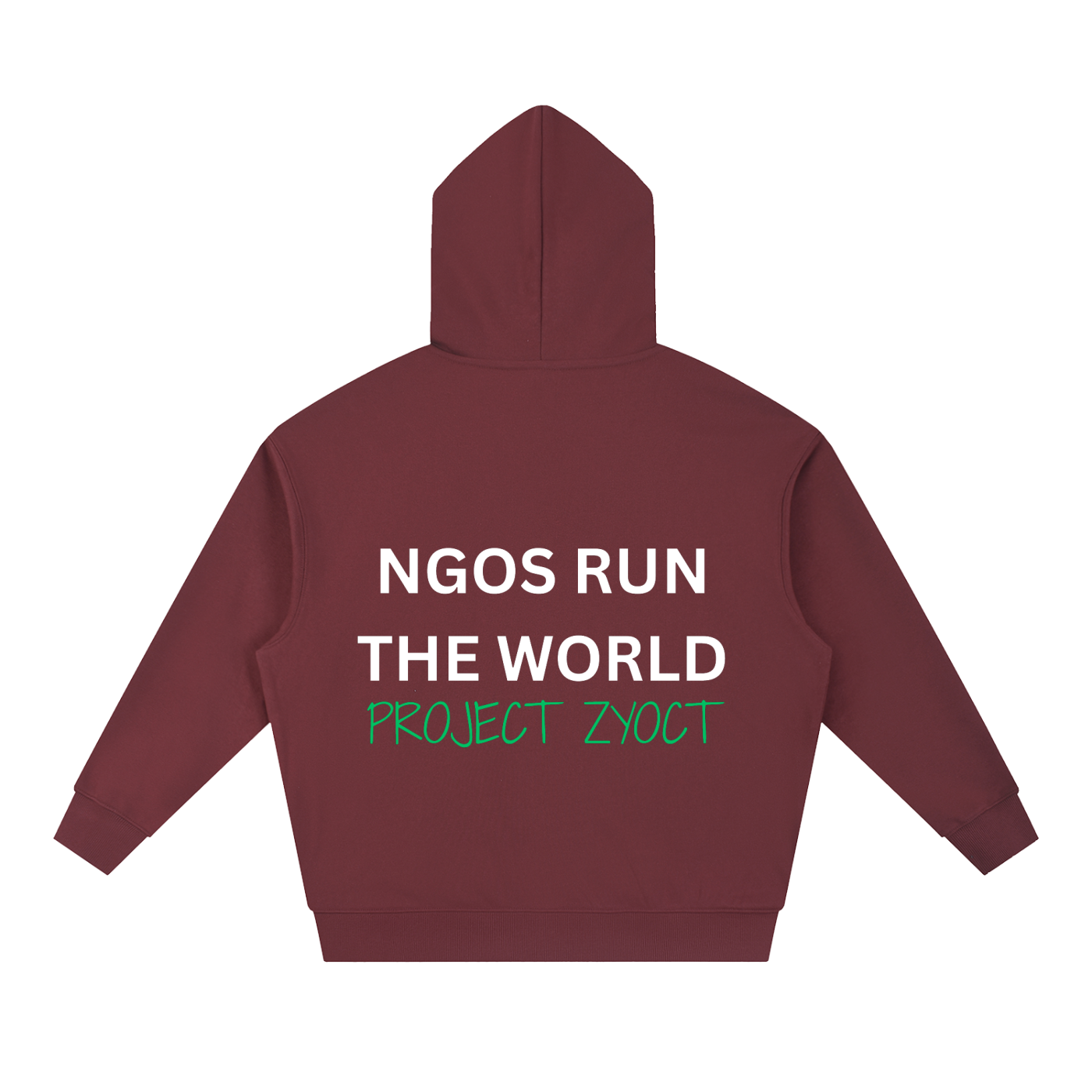 "NGOs Run the World" Heavyweight Hoodie