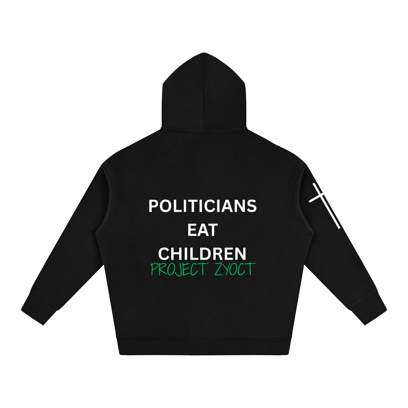 "Politicians Eat Children" Oversize Hoodie