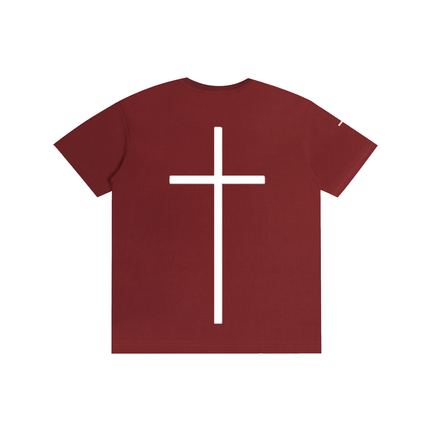 Simple Cross Cotton T-Shirt