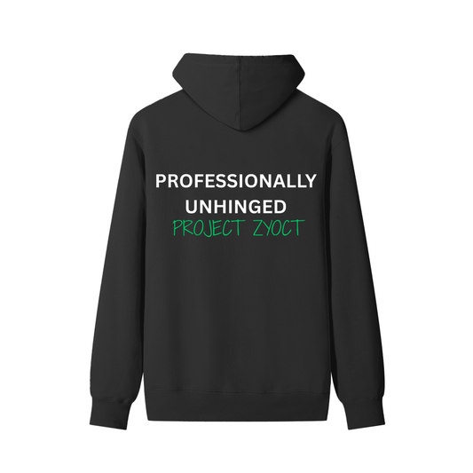 "Professionally Unhinged" Classic Cotton Hoodie