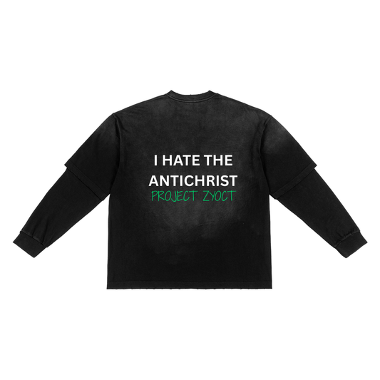 "I Hate the Antichrist" Sunfade Two-Piece Shirt