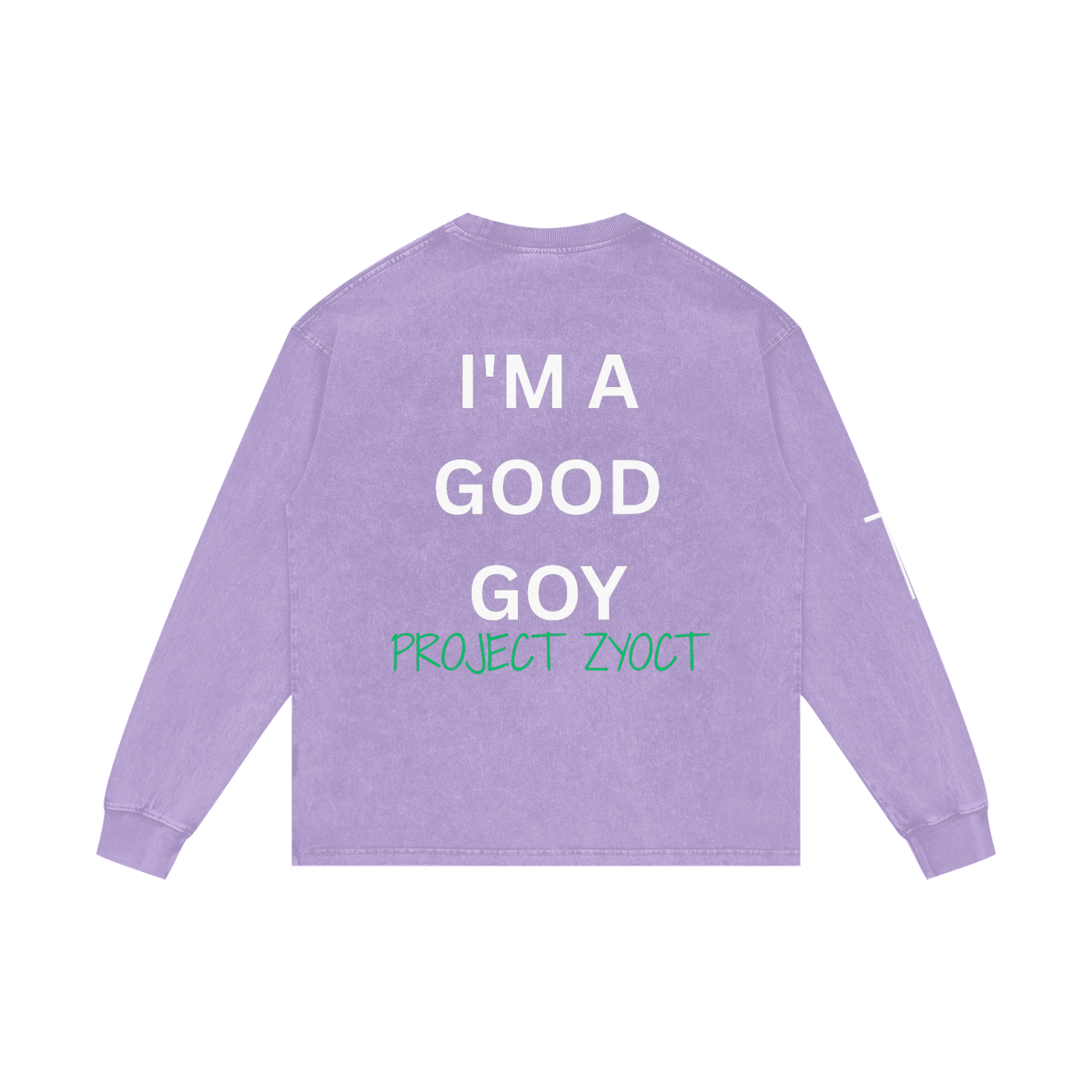 "I'm a Good Goy" Acid Wash Long Sleeve
