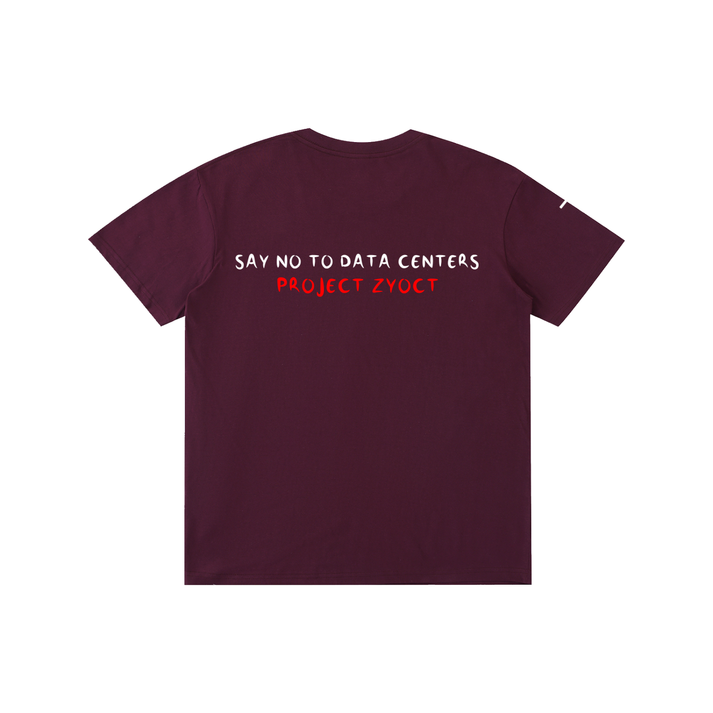"SAY NO TO DATA CENTERS" Cotton T-Shirt