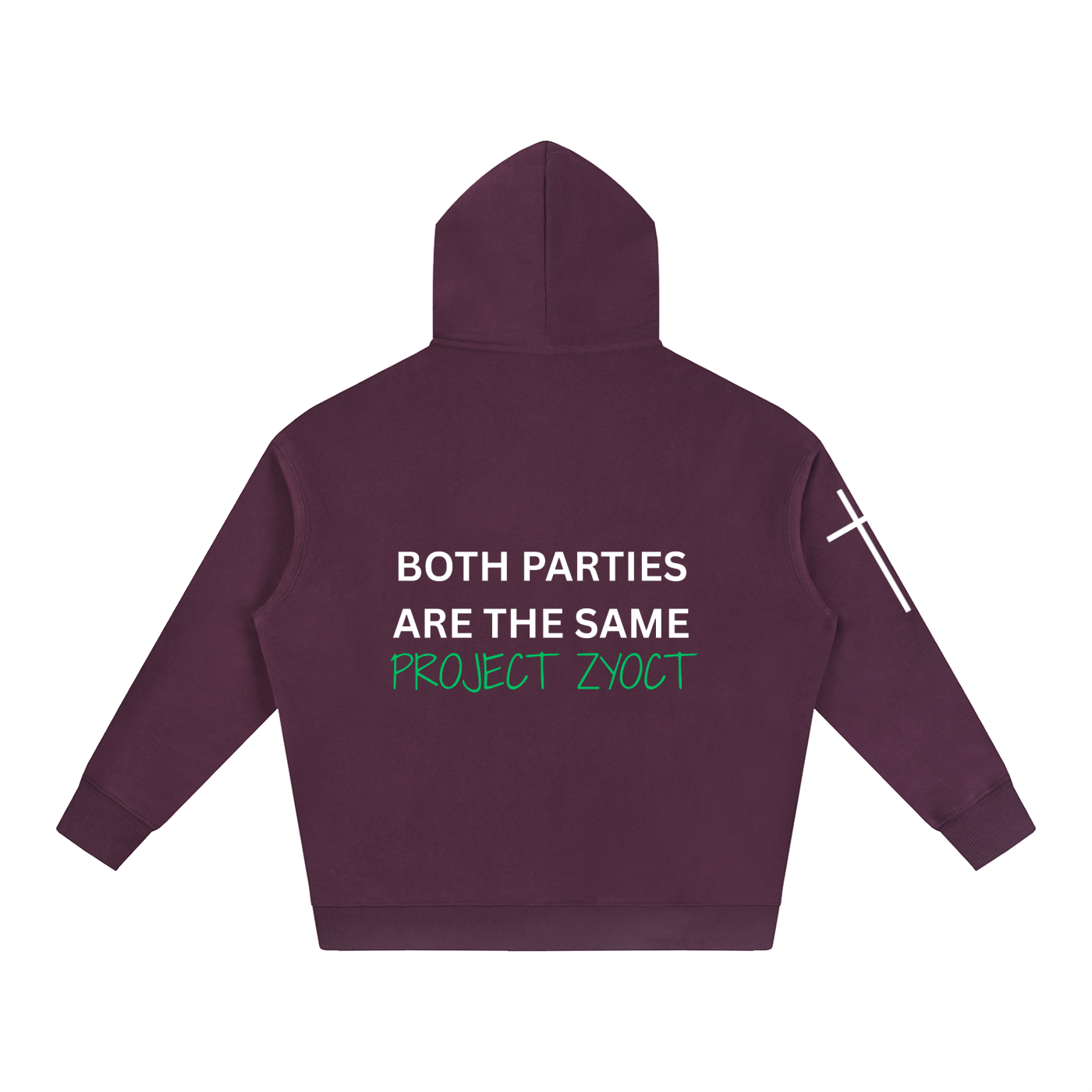 "Both Parties Are the Same" Oversize Hoodie