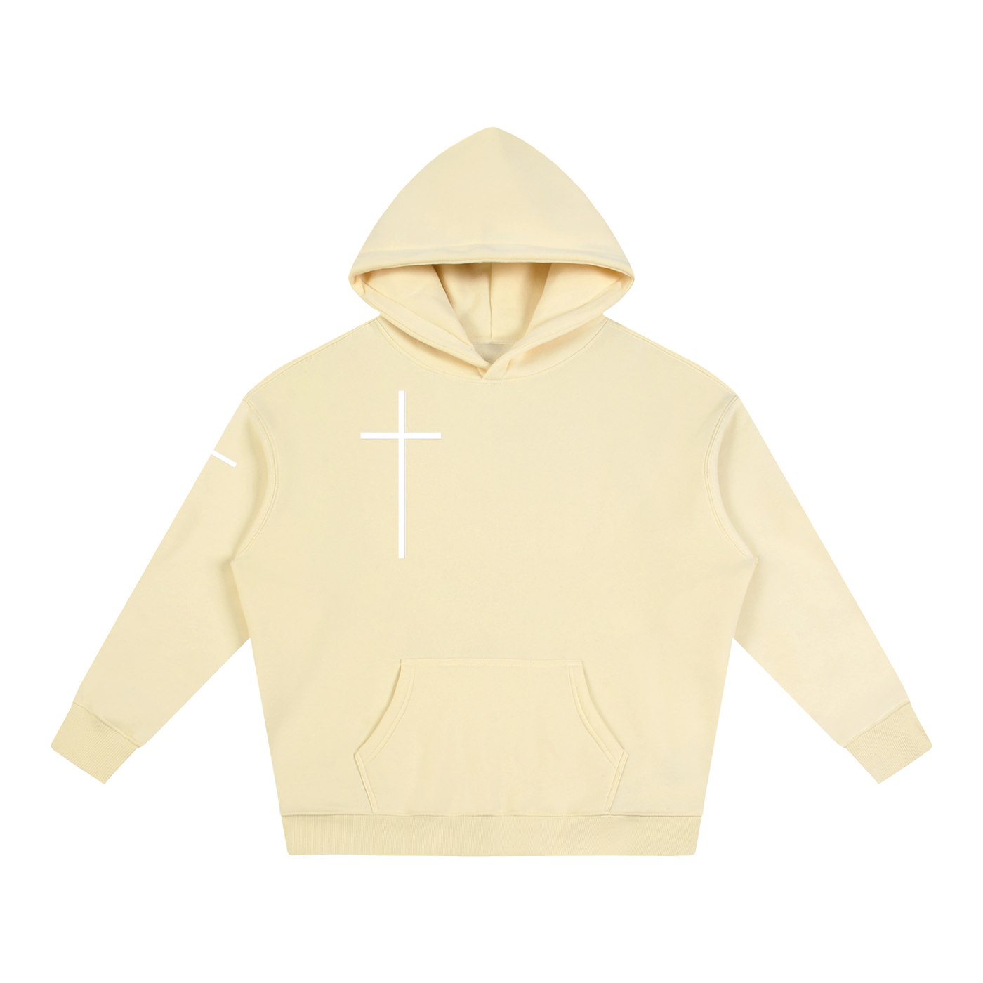 Simple Cross Oversize Hoodie