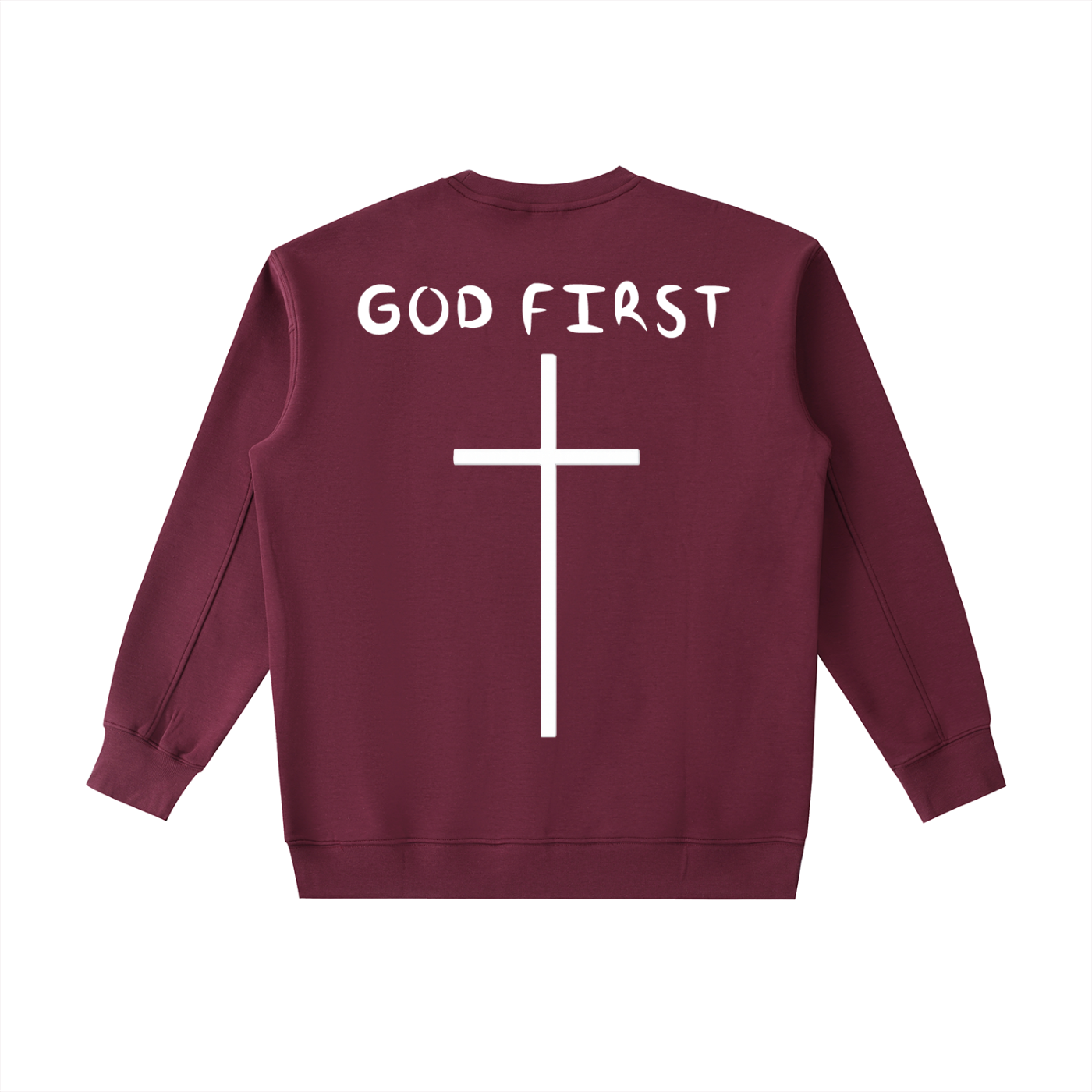 "GOD FIRST" Heavyweight Sweatshirt