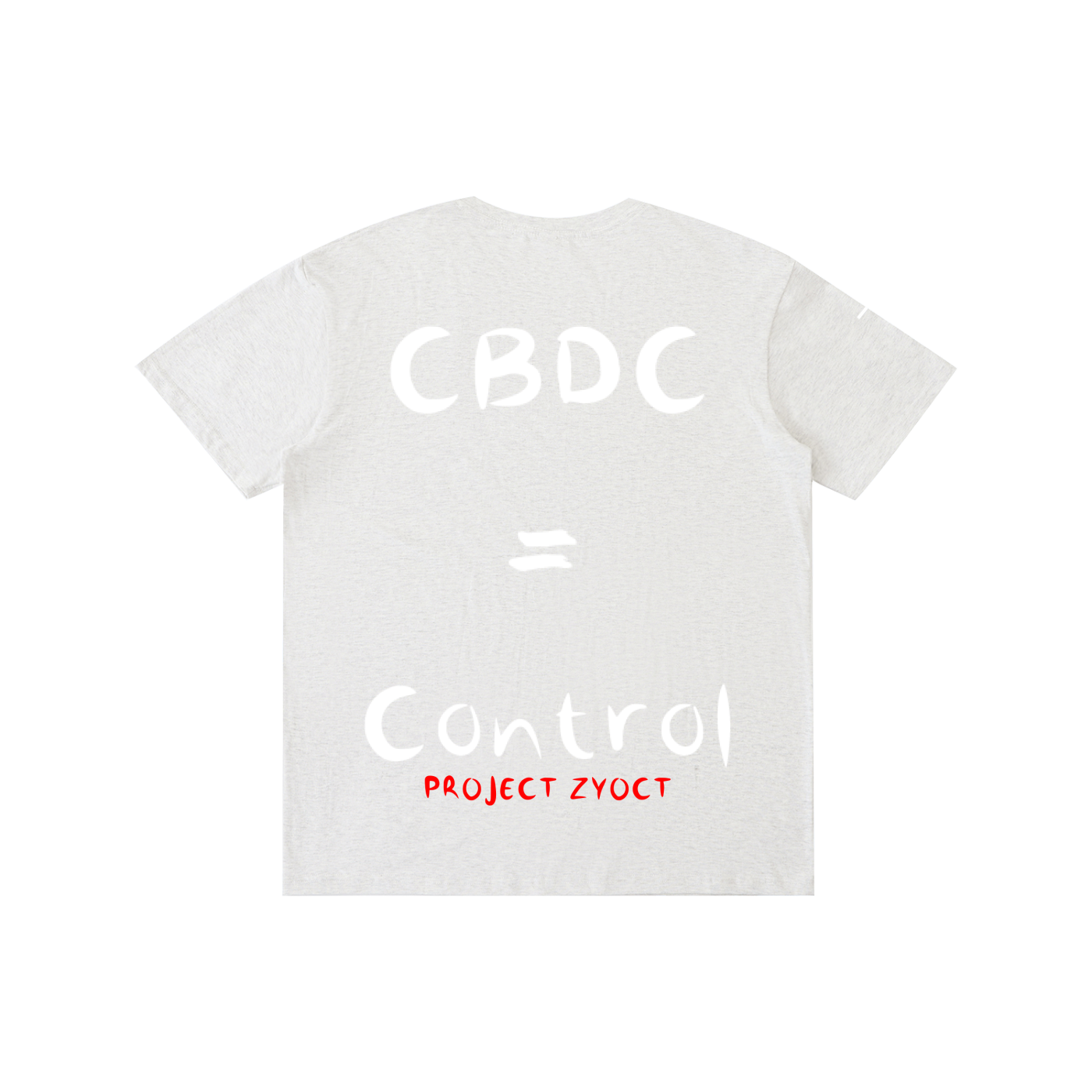 "CBDCs = Control" Cotton T-Shirt