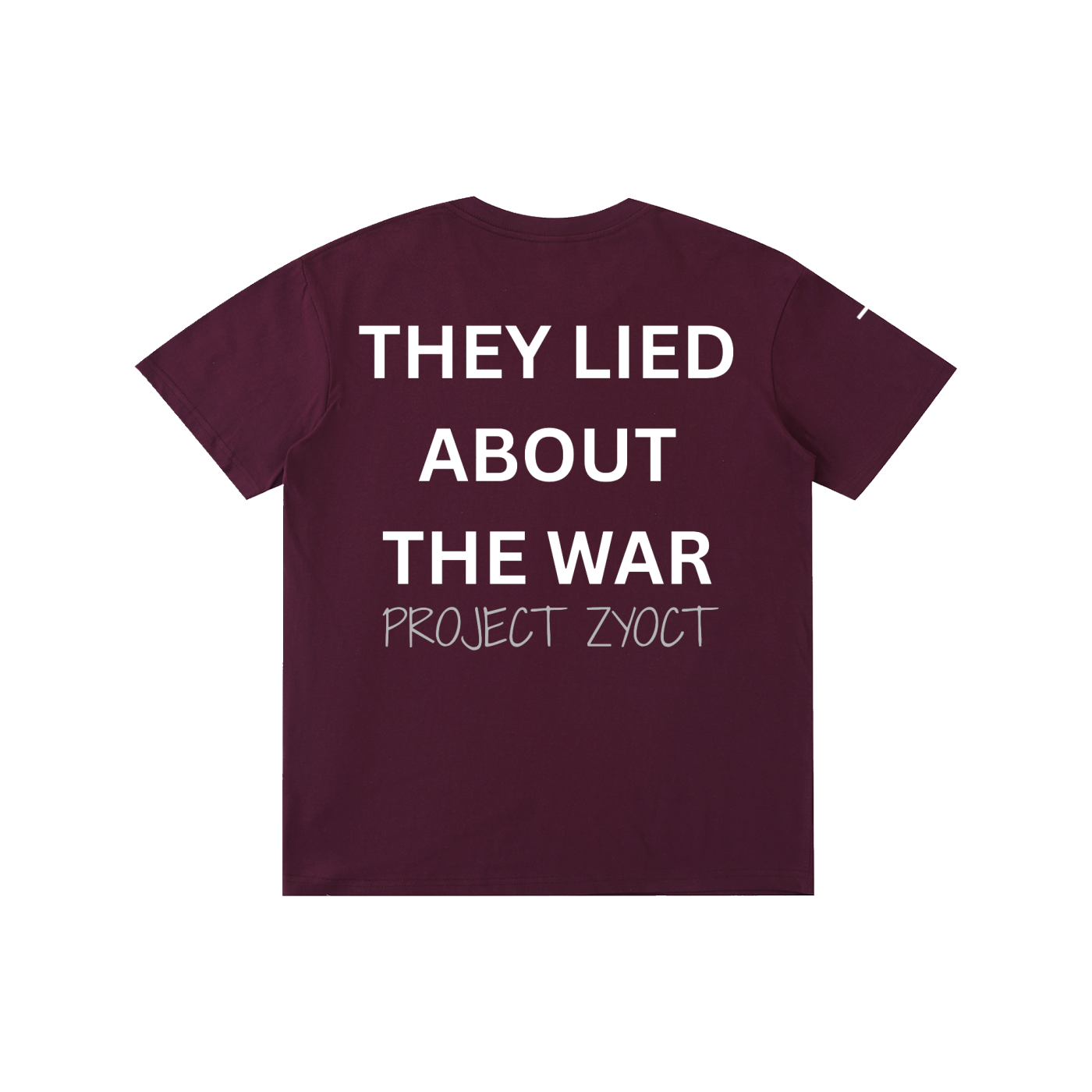 "They Lied About the War" Cotton T-Shirt