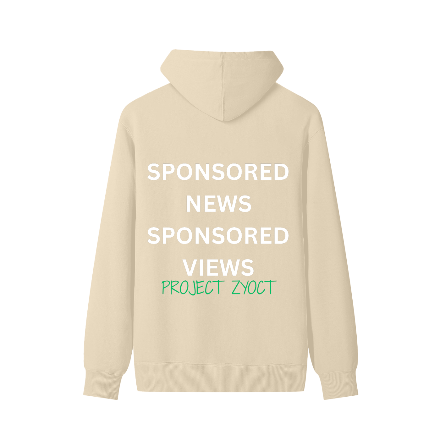 "Sponsored News Sponsored Views" Classic Cotton Hoodie