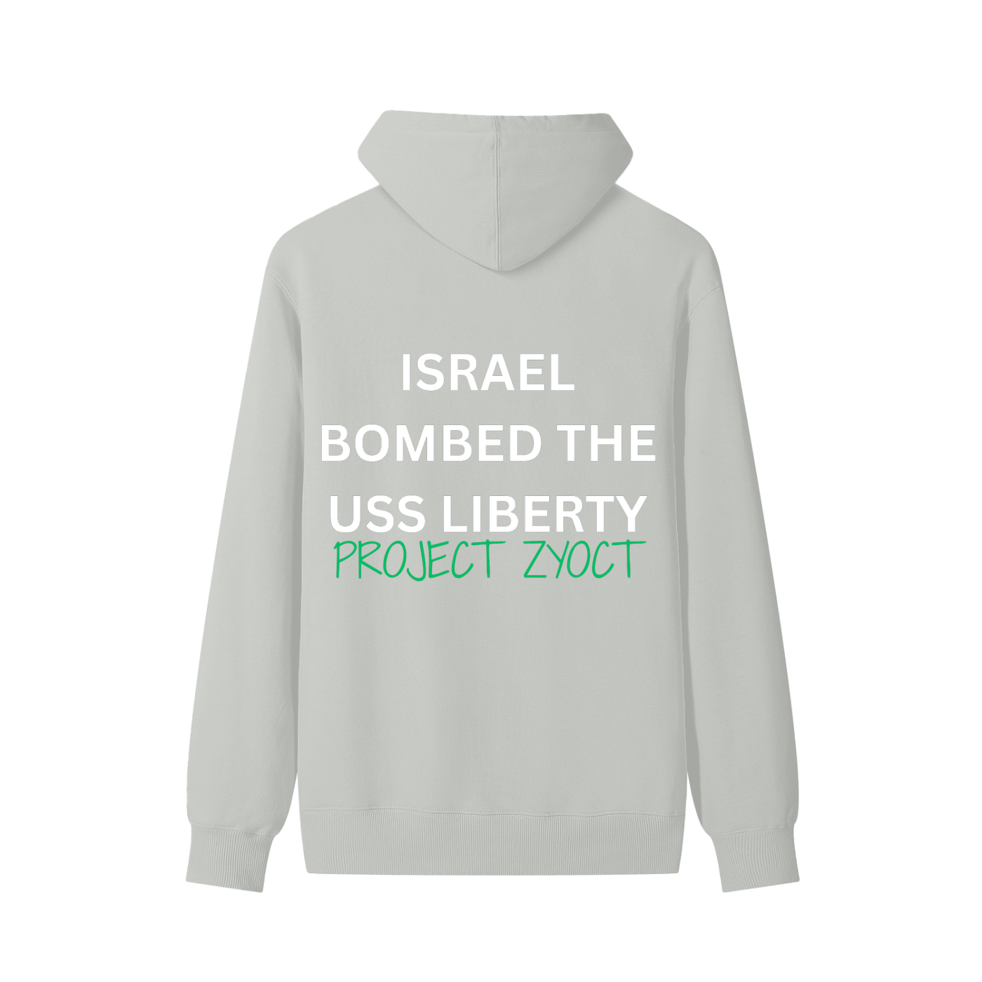 "Israel Bombed the USS Liberty" Classic Cotton Hoodie