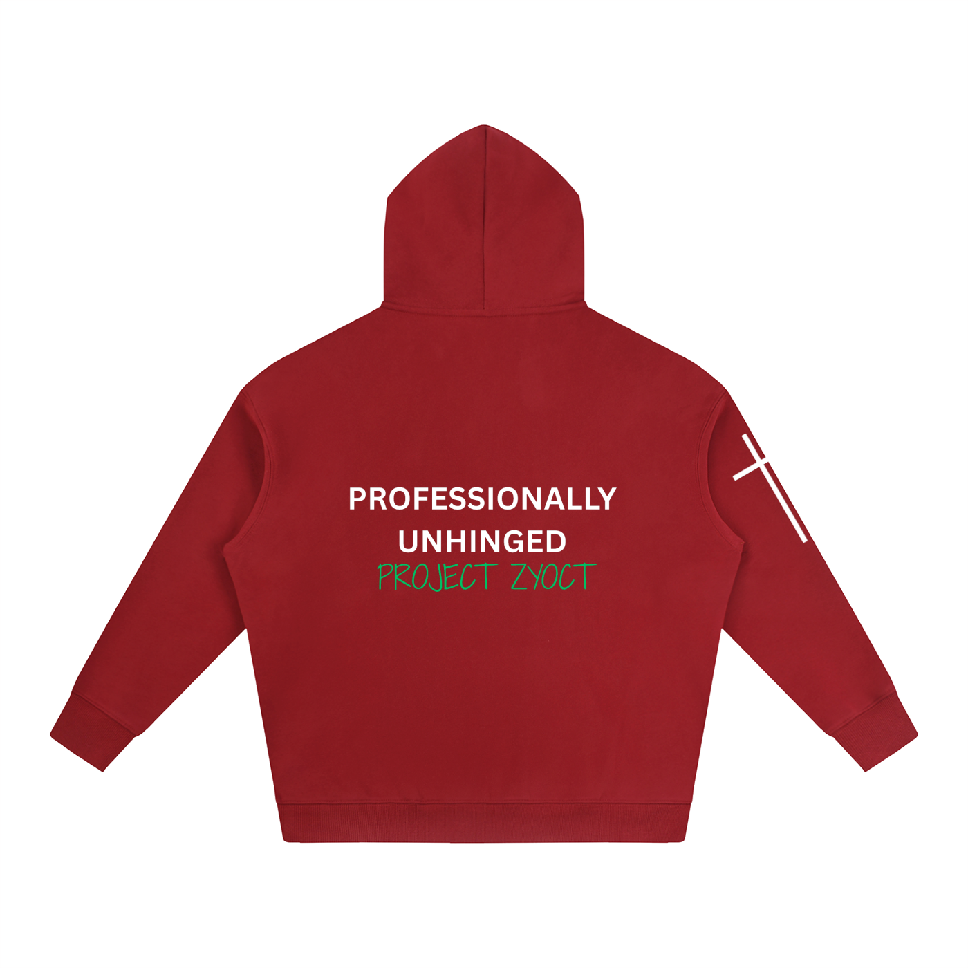 "Professionally Unhinged" Oversize Hoodie