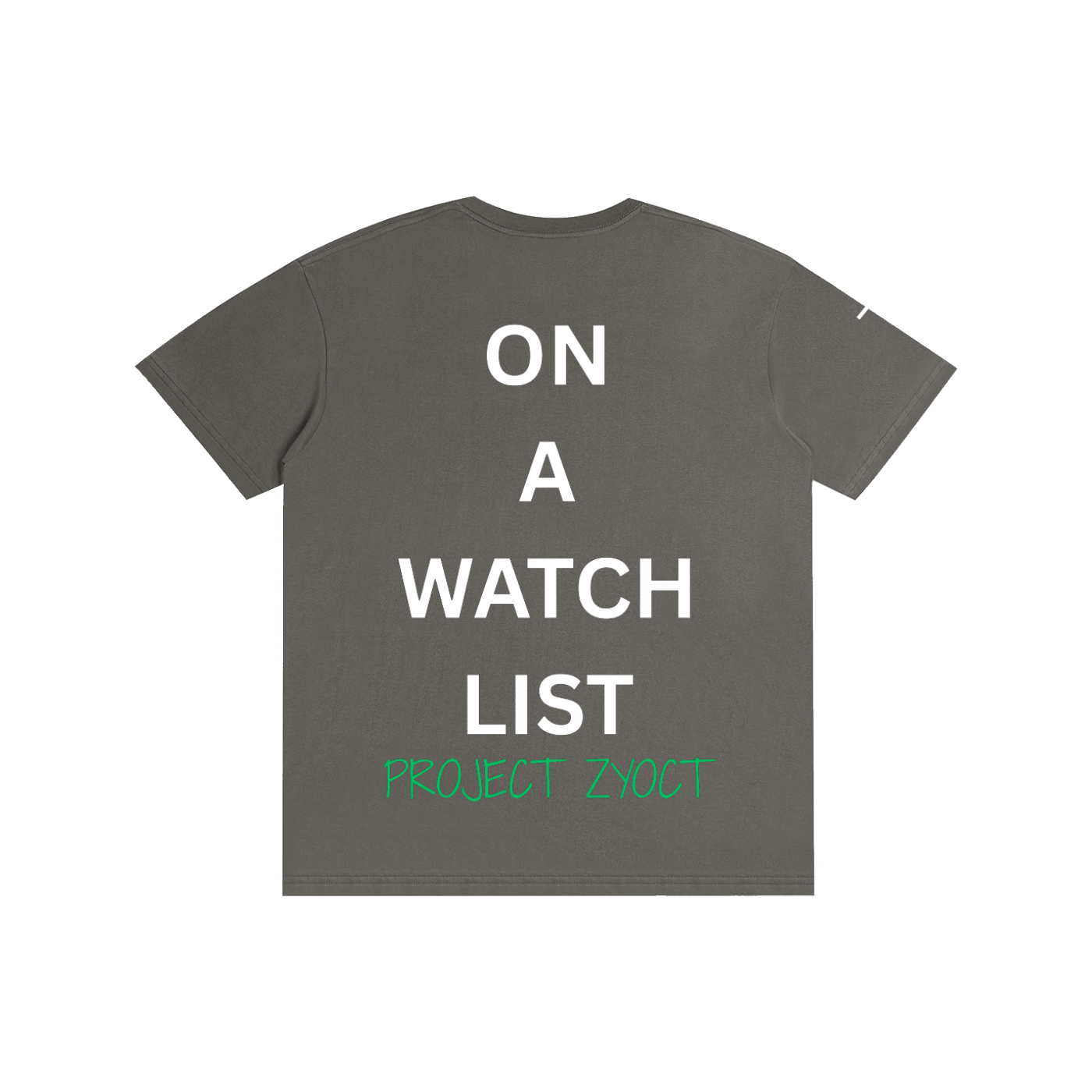"On a watch list" Cotton T-Shirt