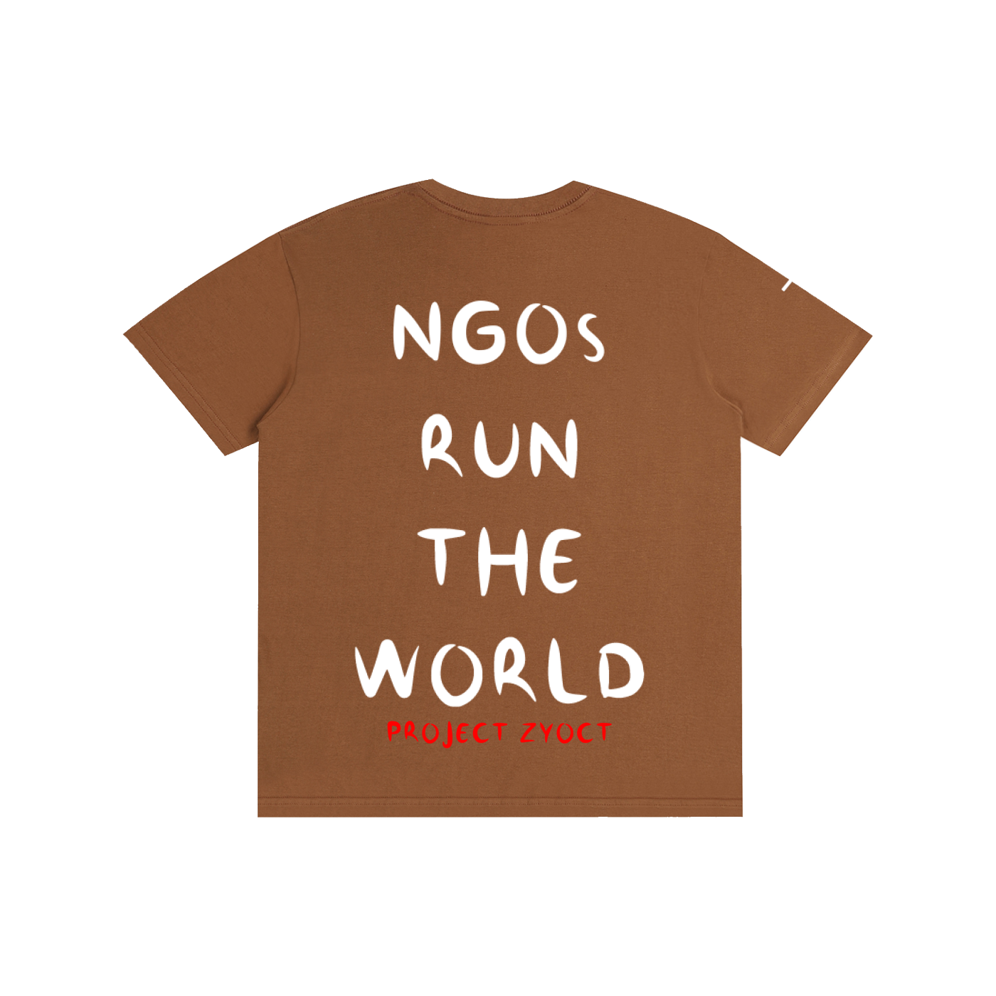 "NGOs Run the World" Cotton T-Shirt