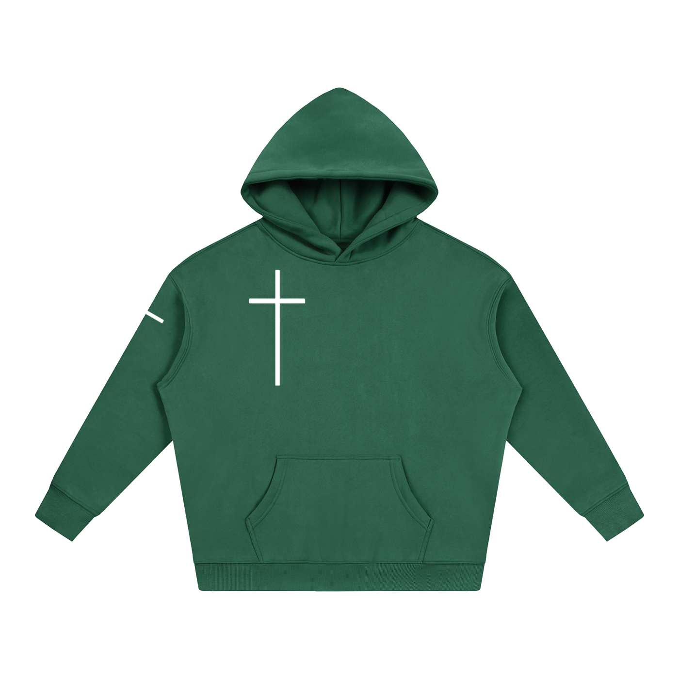 Simple Cross Oversize Hoodie