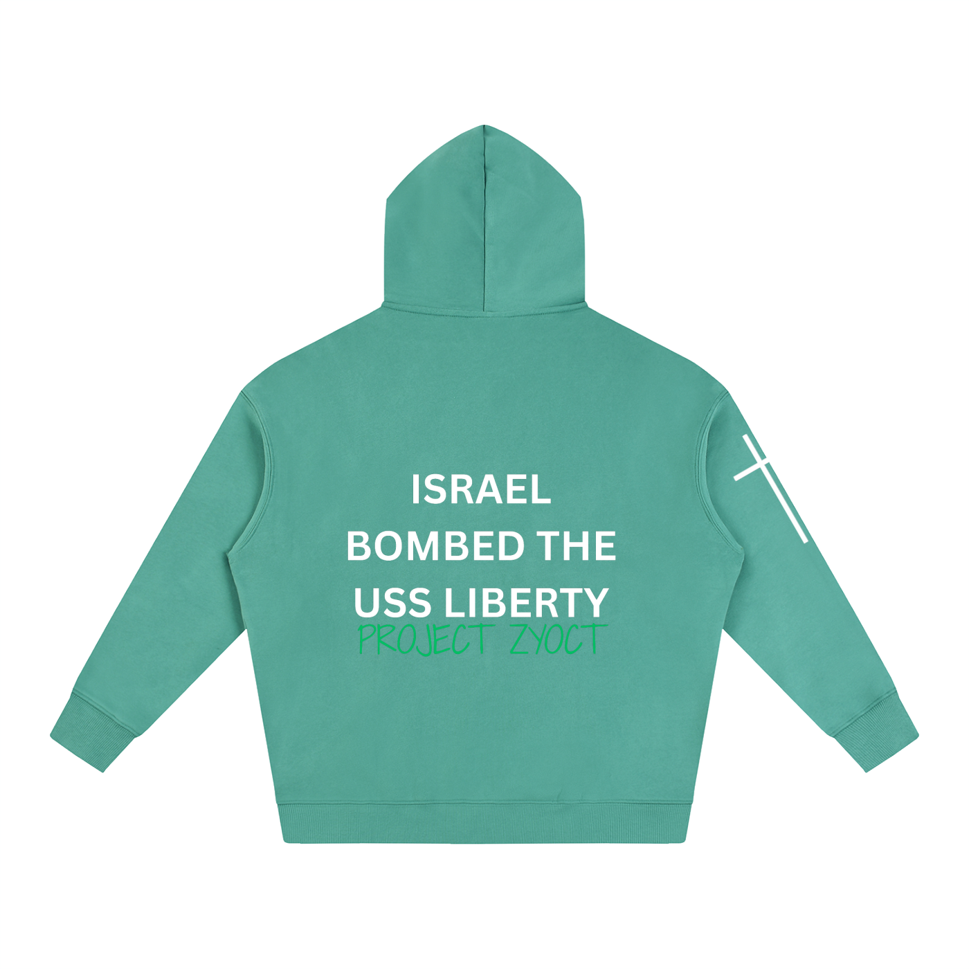 "Israel Bombed the USS Liberty" Oversize Hoodie