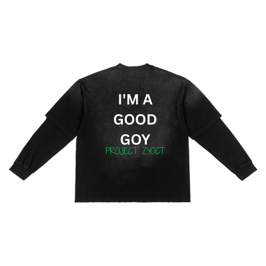 "I'm a Good Goy" Sunfade Two-Piece Shirt