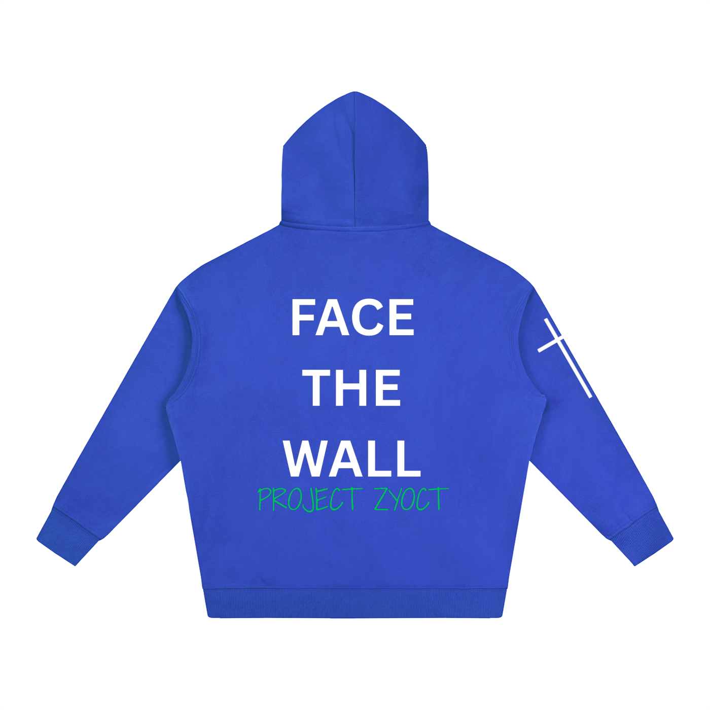 "Face the Wall" Oversize Hoodie
