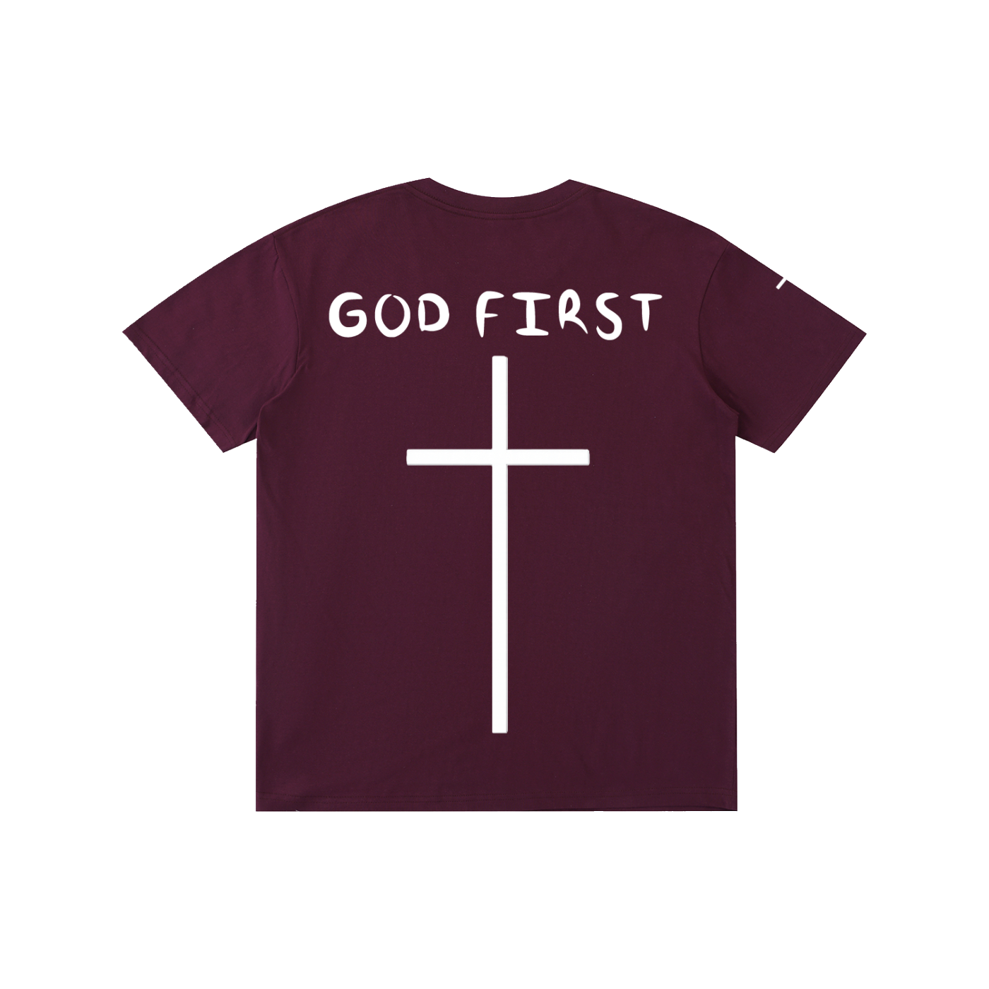 "GOD FIRST" Cotton T-Shirt