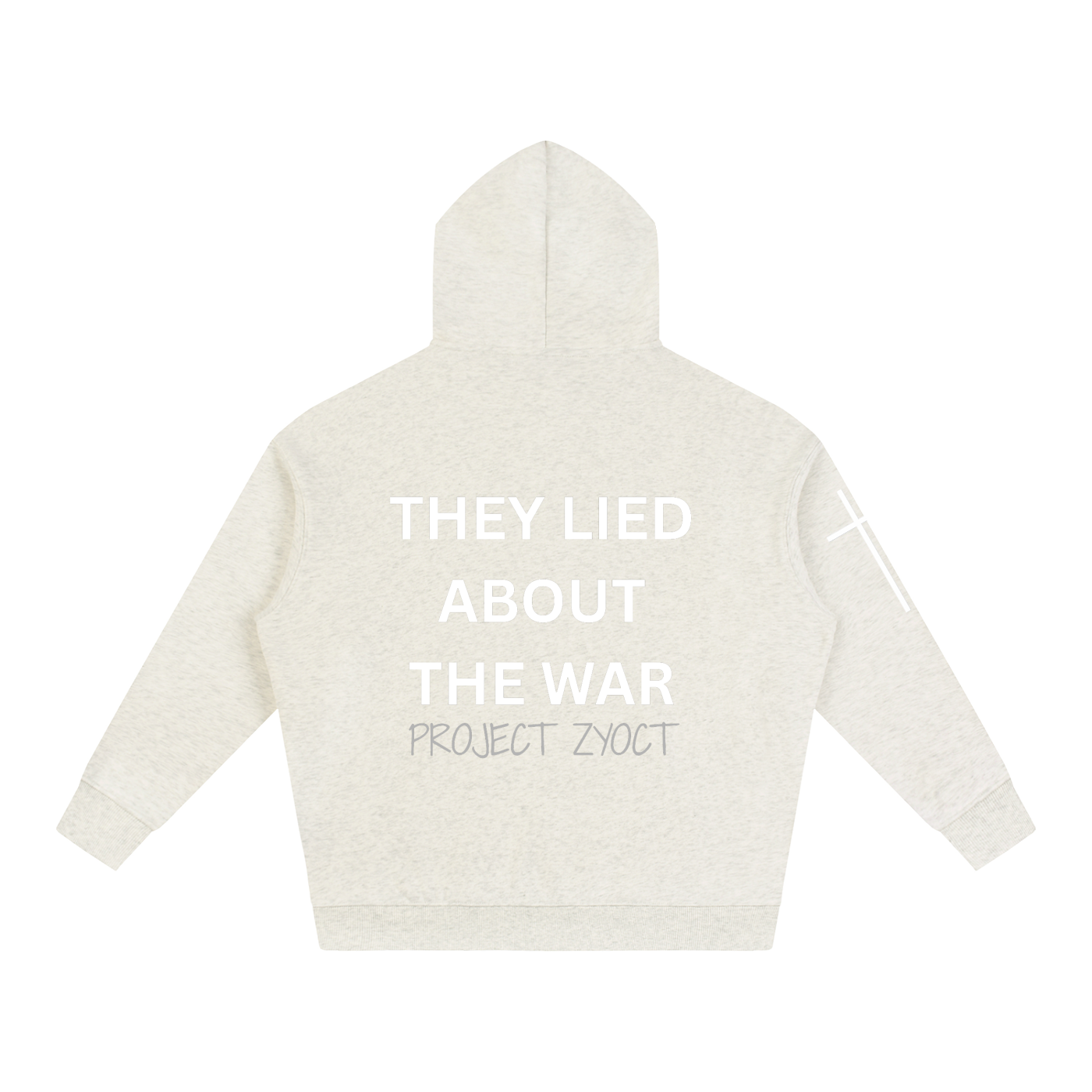 "They Lied About the War" Oversize Hoodie