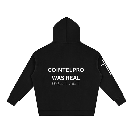 "COINTELPRO Was Real" Oversize Hoodie