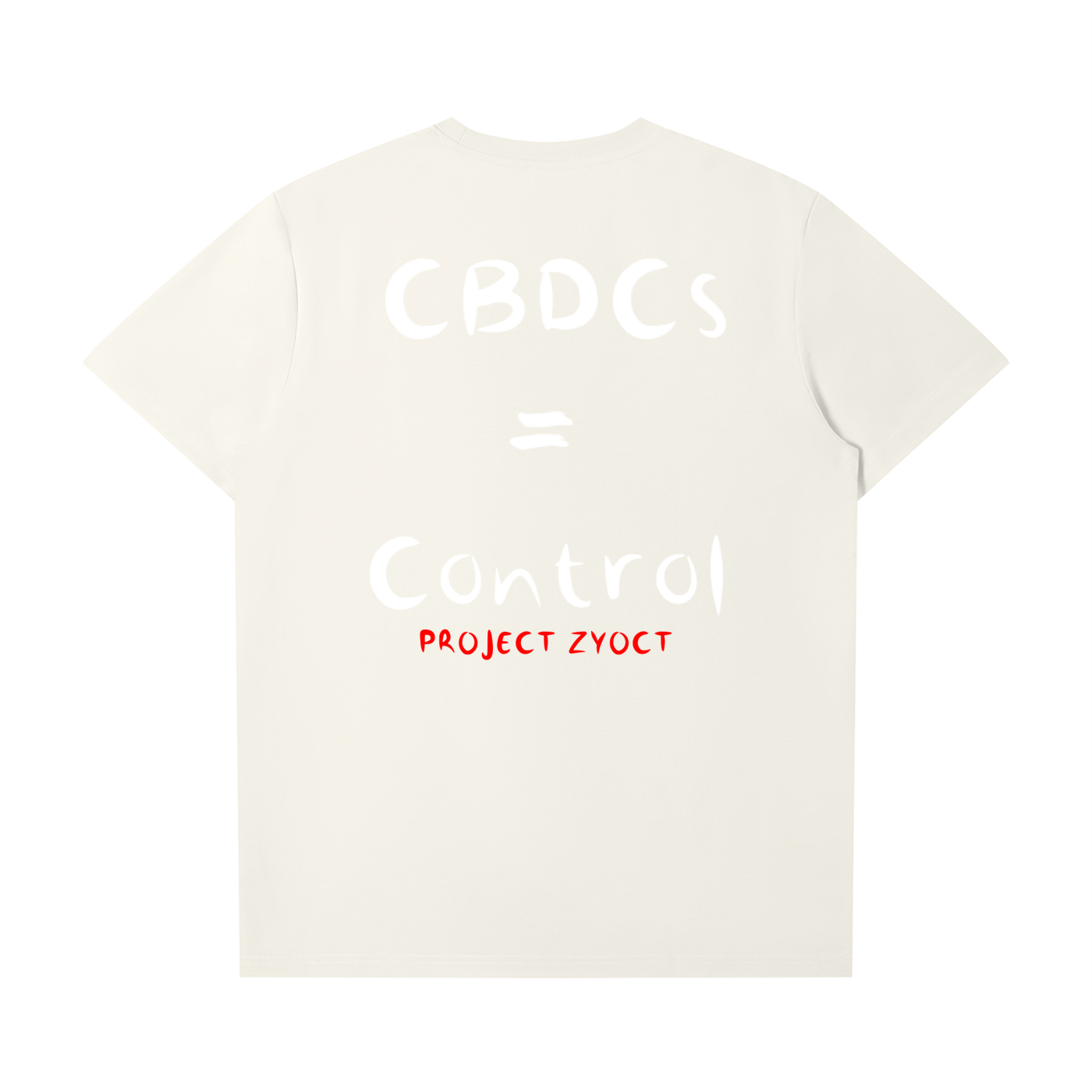 "CBDCs = Control" T-Shirt