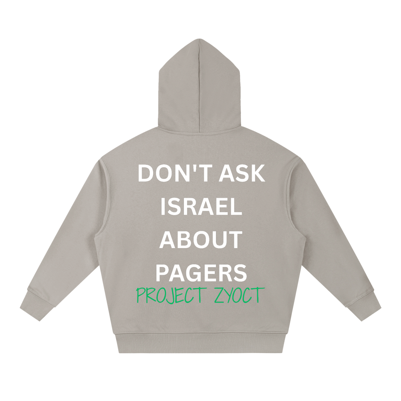 "Don't Ask Israel About Pagers" Heavyweight Hoodie