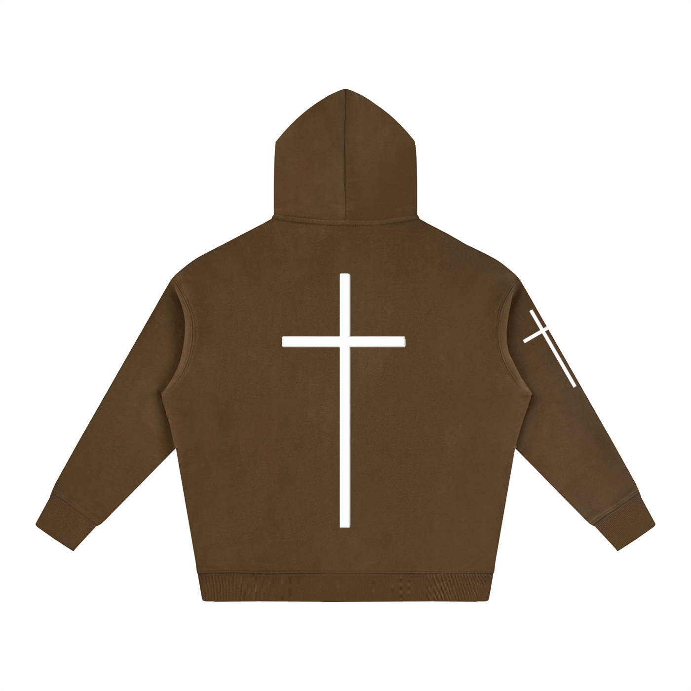 Simple Cross Oversize Hoodie