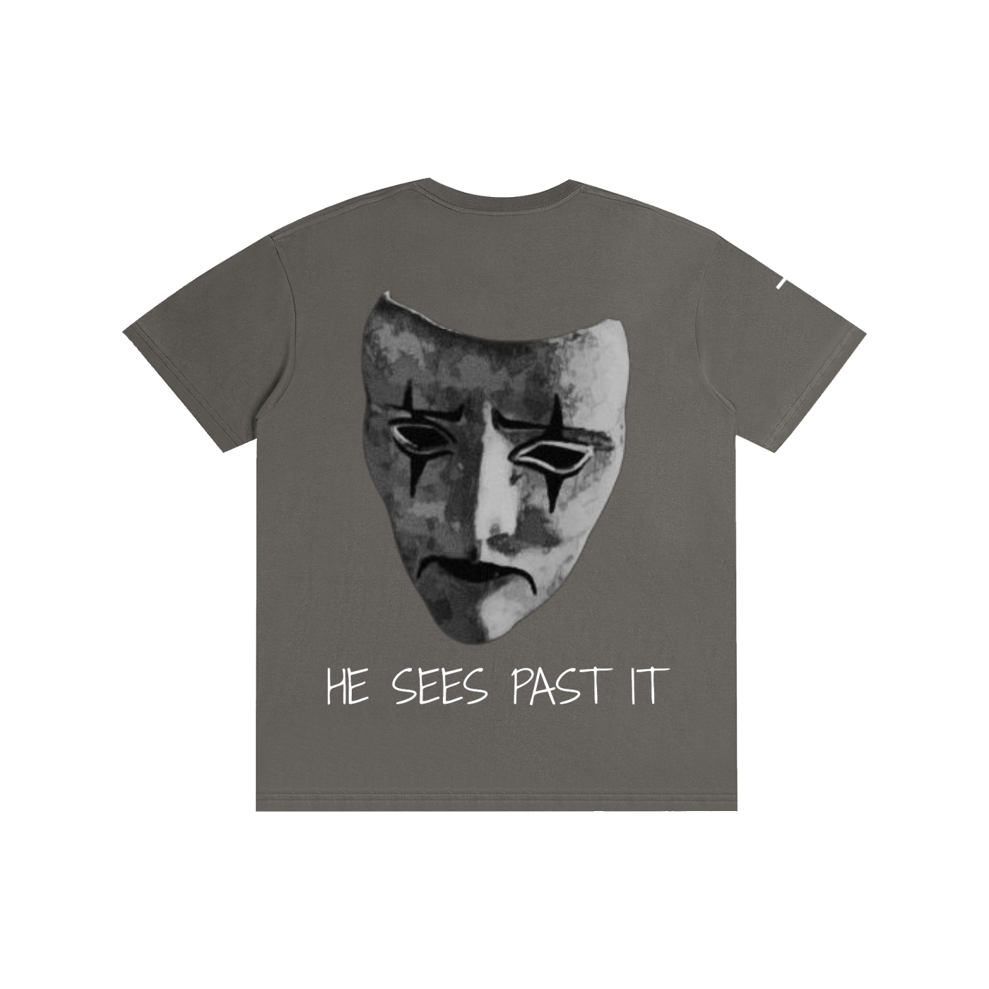 "He Sees Past It" Cotton T-Shirt