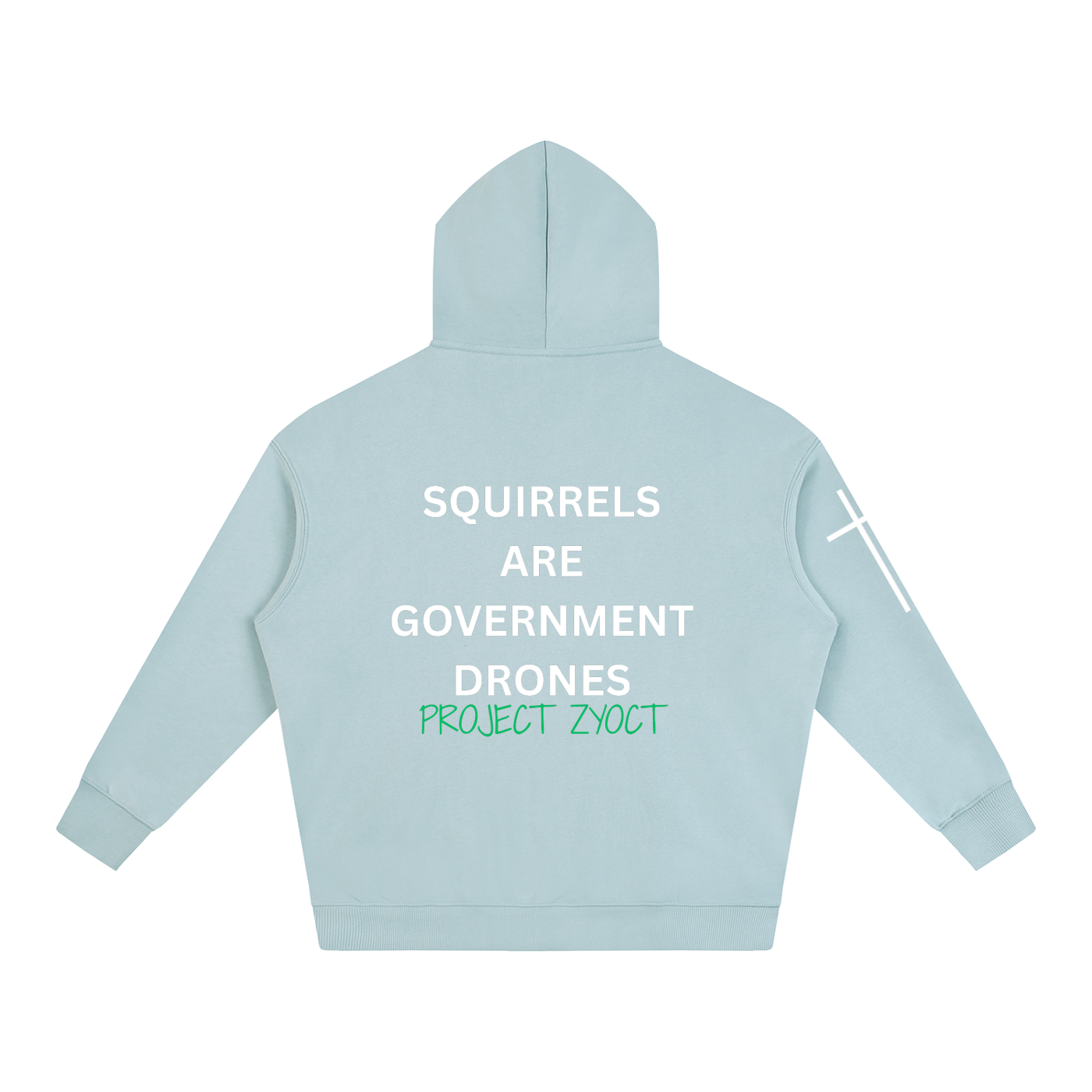 "Squirrels Are Government Drones" Oversize Hoodie